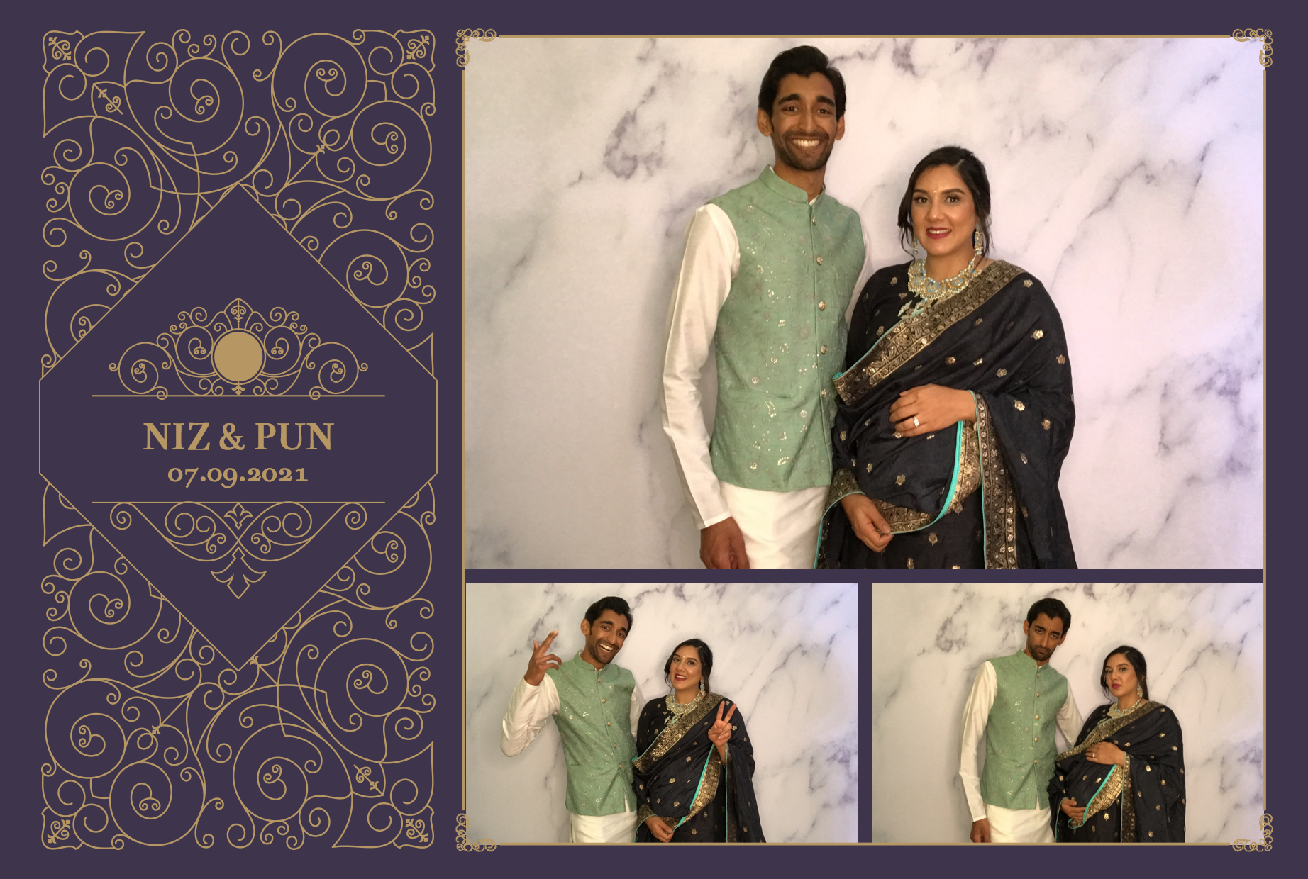 Niz & Pun | View more photos from the event at images.mobile-photo-booth.com/u/MobilePhotoBoothUK/Niz-Pun