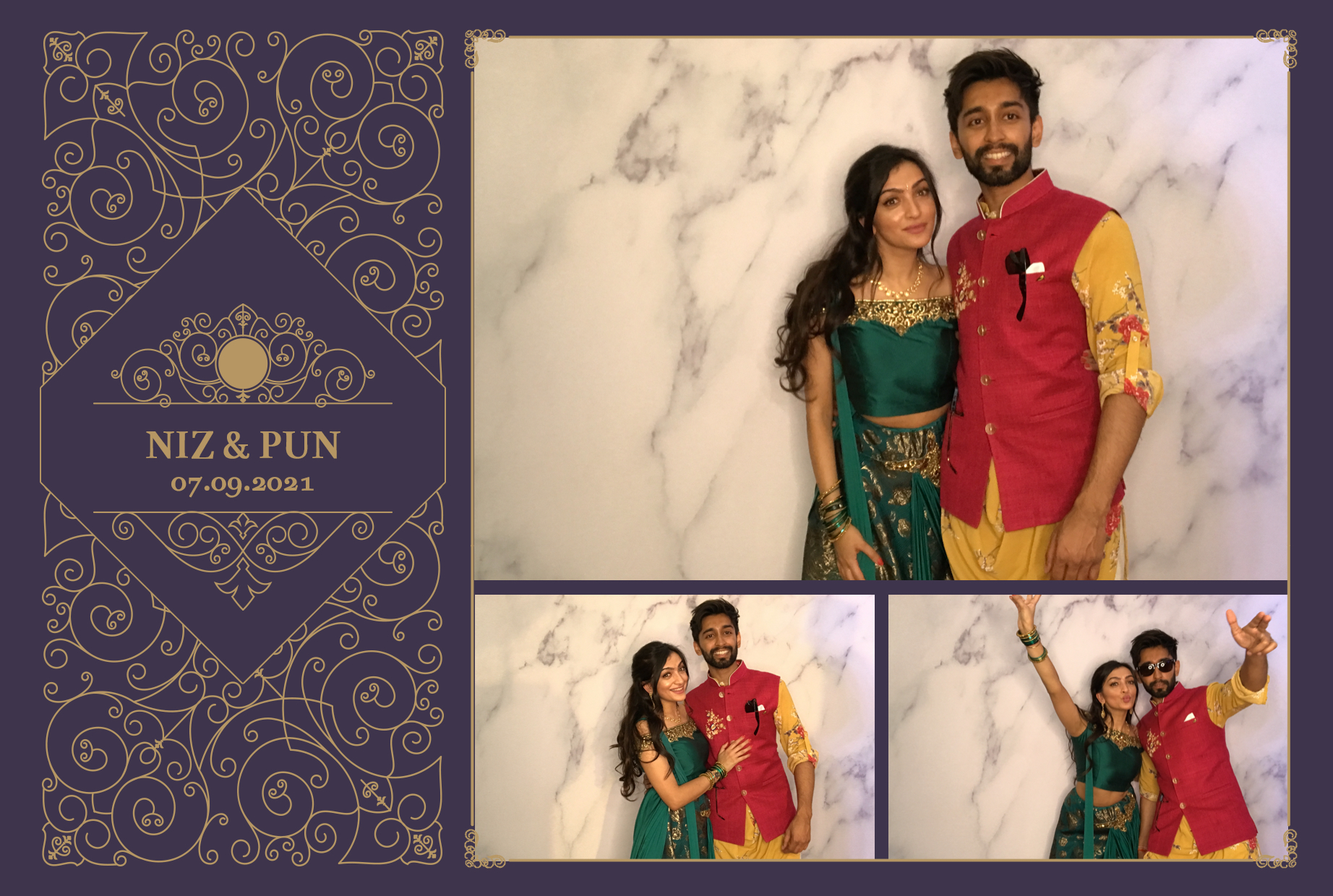 Niz & Pun | View more photos from the event at images.mobile-photo-booth.com/u/MobilePhotoBoothUK/Niz-Pun
