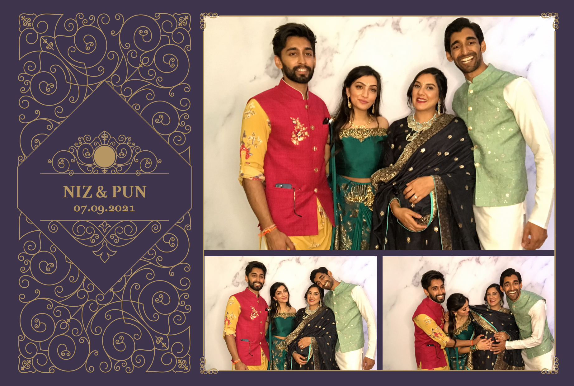Niz & Pun | View more photos from the event at images.mobile-photo-booth.com/u/MobilePhotoBoothUK/Niz-Pun