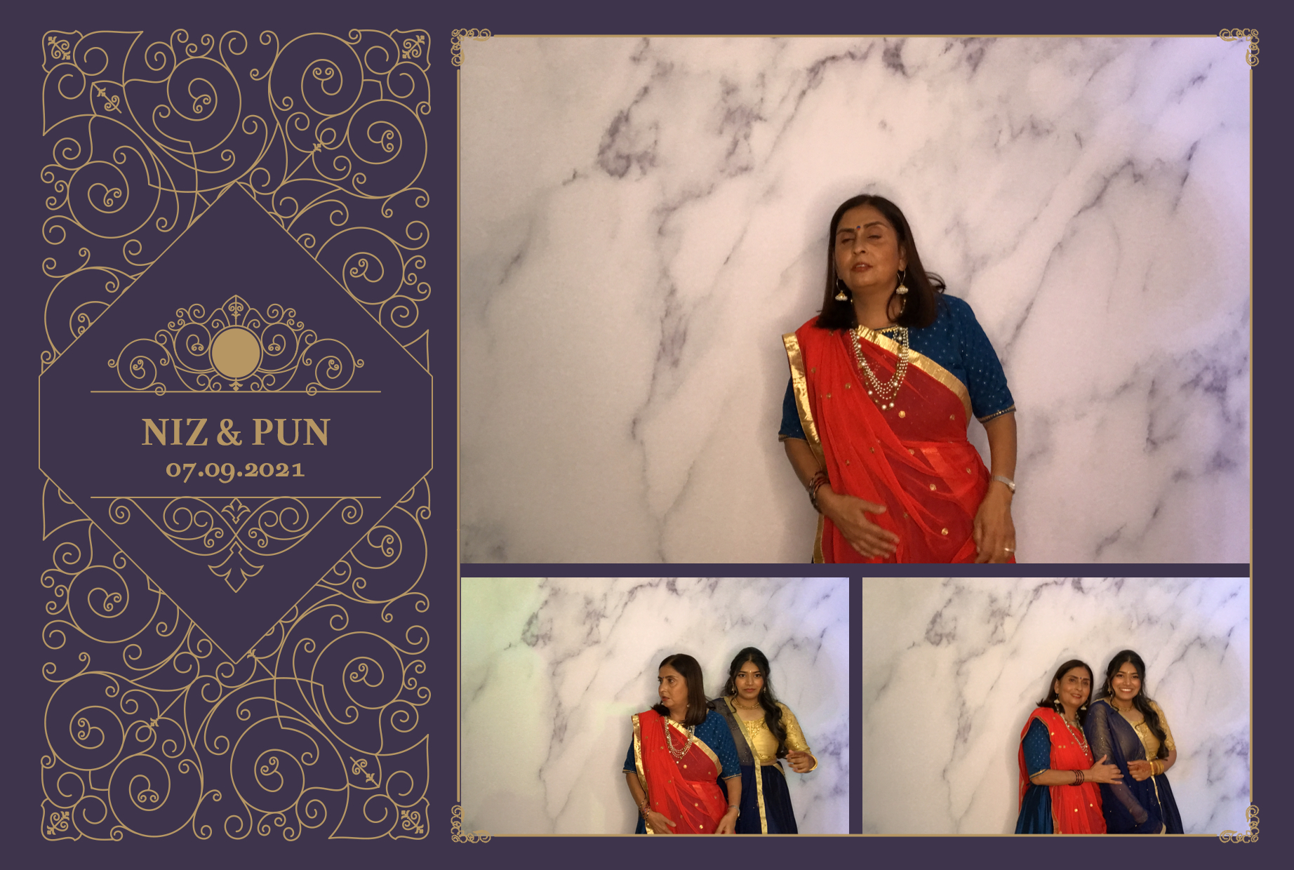 Niz & Pun | View more photos from the event at images.mobile-photo-booth.com/u/MobilePhotoBoothUK/Niz-Pun