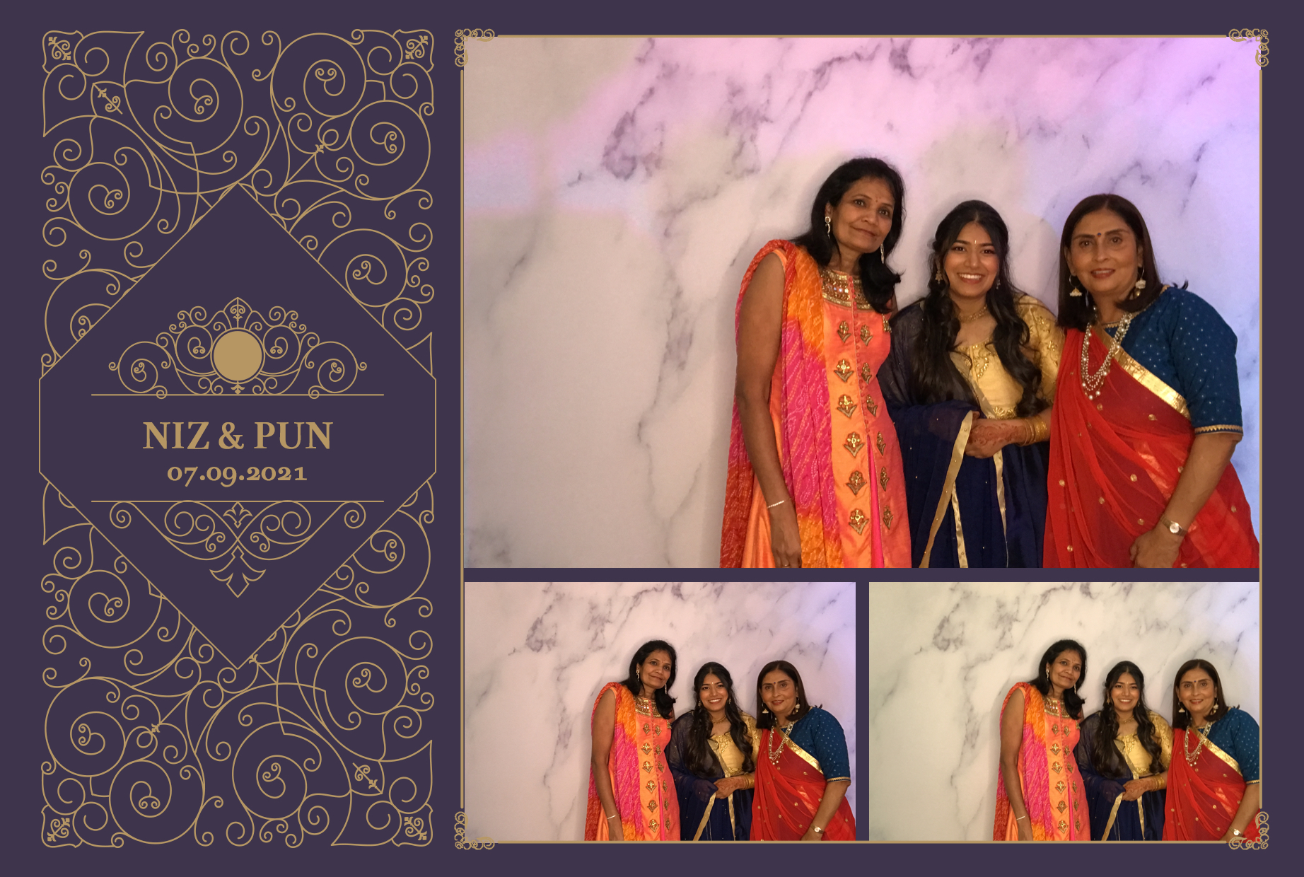 Niz & Pun | View more photos from the event at images.mobile-photo-booth.com/u/MobilePhotoBoothUK/Niz-Pun