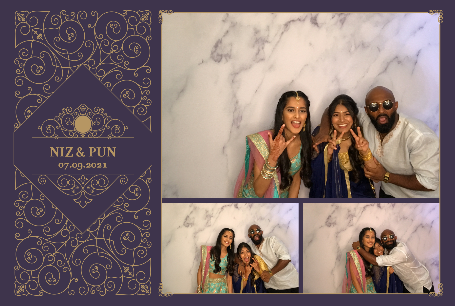 Niz & Pun | View more photos from the event at images.mobile-photo-booth.com/u/MobilePhotoBoothUK/Niz-Pun