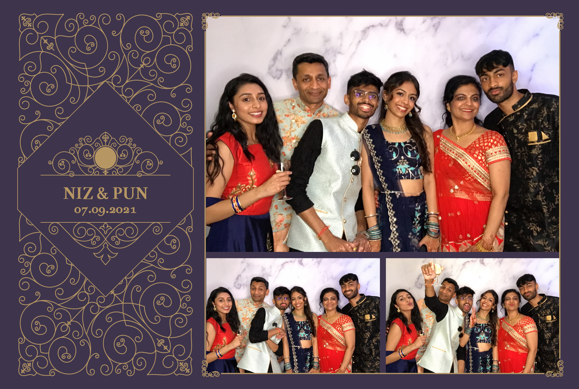 Niz & Pun | View more photos from the event at images.mobile-photo-booth.com/u/MobilePhotoBoothUK/Niz-Pun