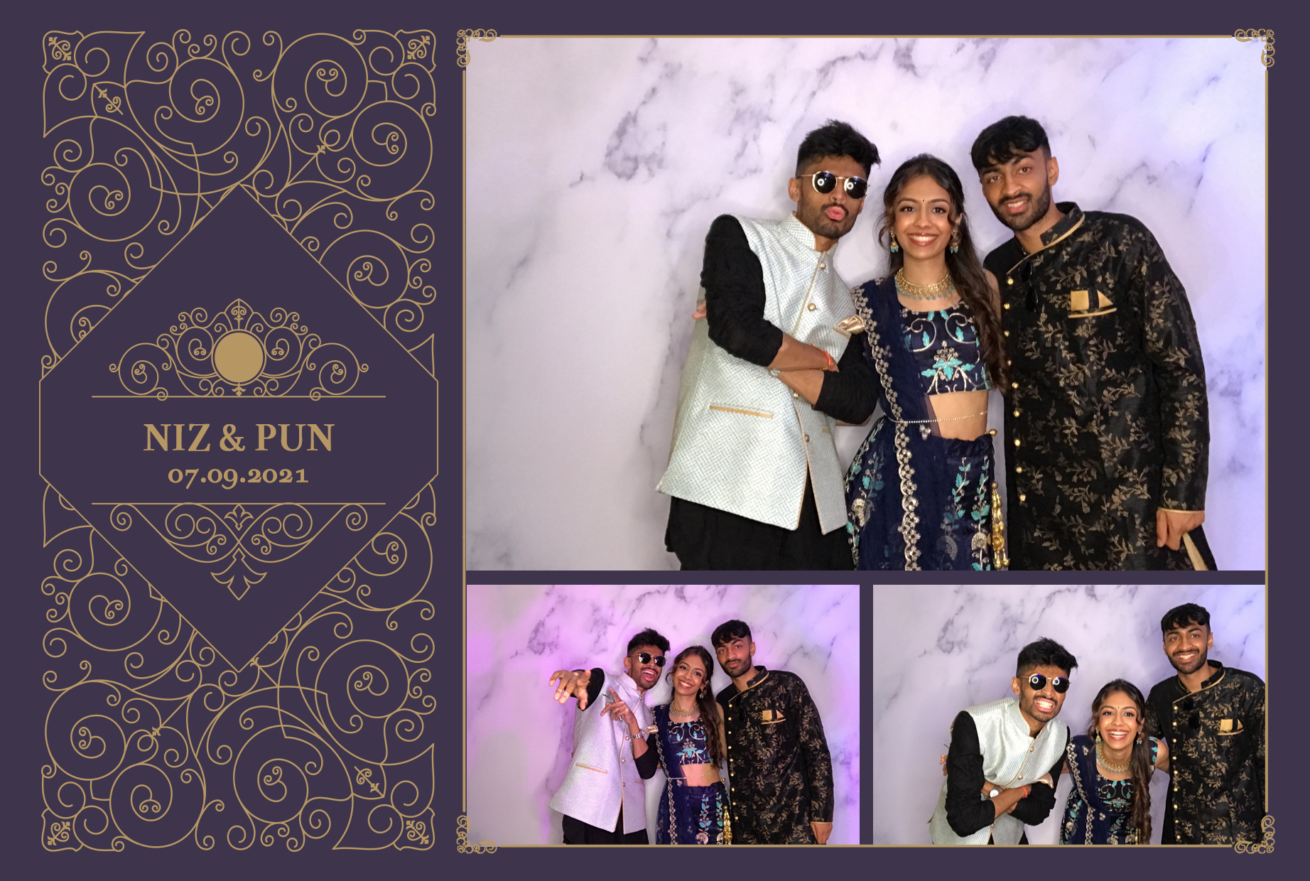 Niz & Pun | View more photos from the event at images.mobile-photo-booth.com/u/MobilePhotoBoothUK/Niz-Pun
