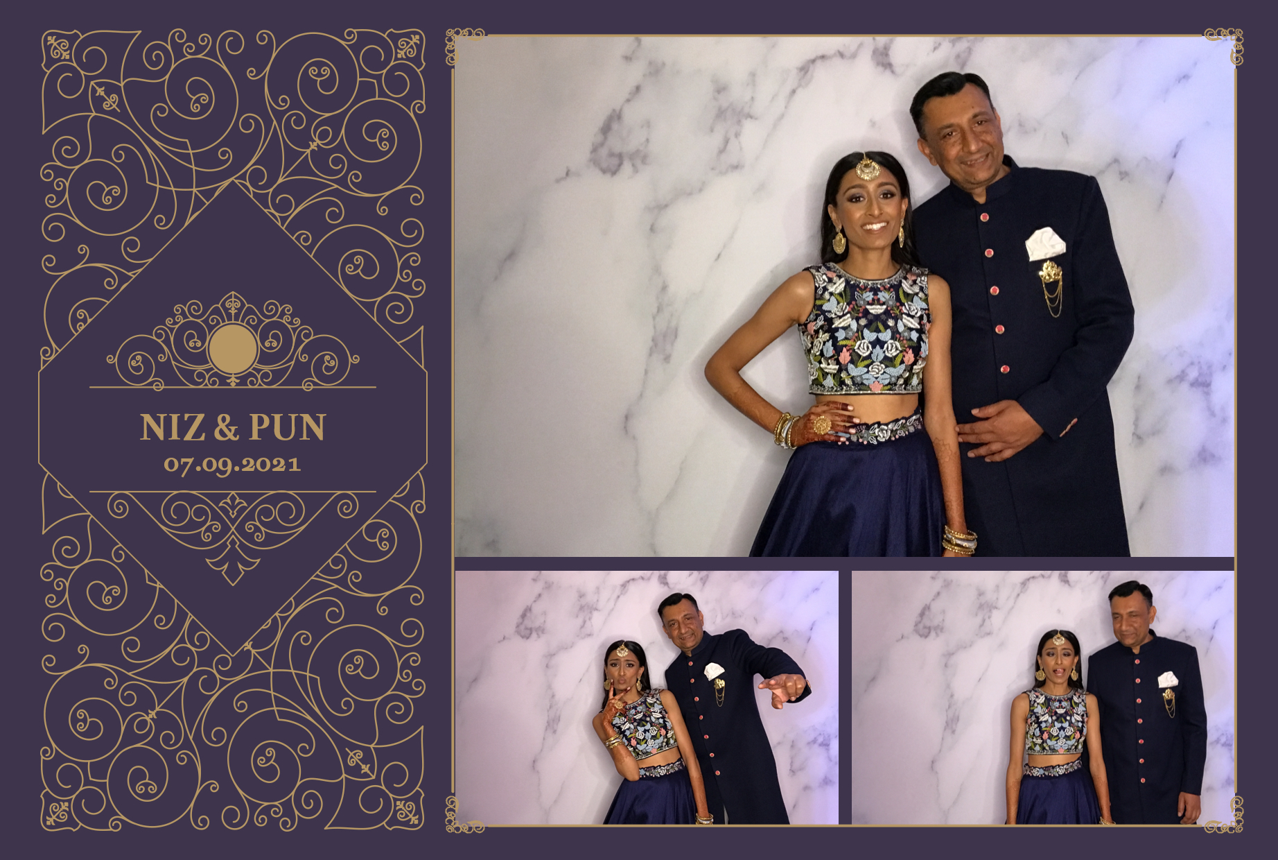 Niz & Pun | View more photos from the event at images.mobile-photo-booth.com/u/MobilePhotoBoothUK/Niz-Pun