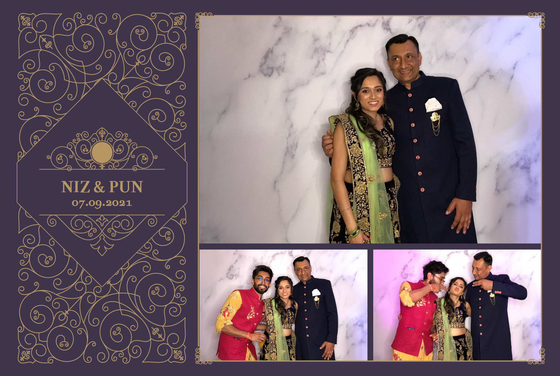 Niz & Pun | View more photos from the event at images.mobile-photo-booth.com/u/MobilePhotoBoothUK/Niz-Pun