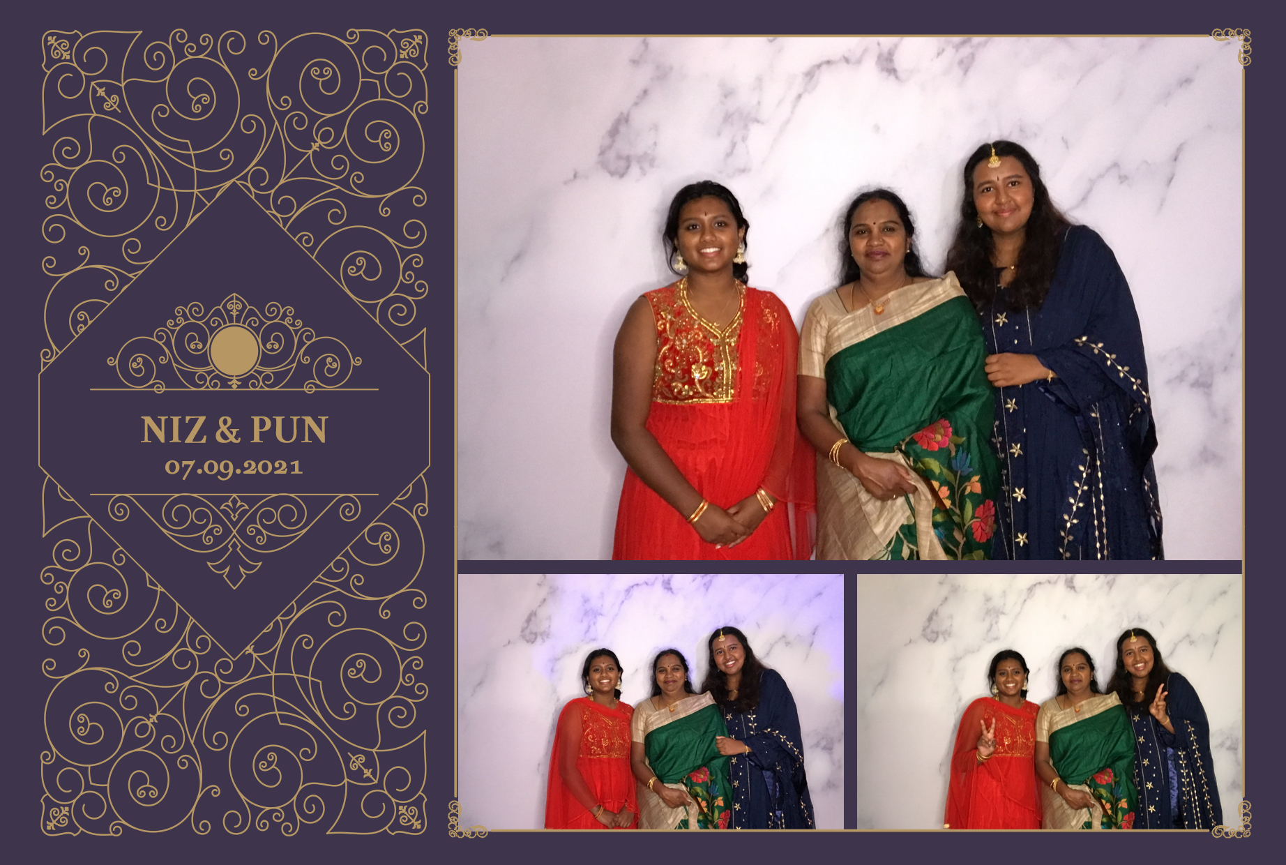 Niz & Pun | View more photos from the event at images.mobile-photo-booth.com/u/MobilePhotoBoothUK/Niz-Pun
