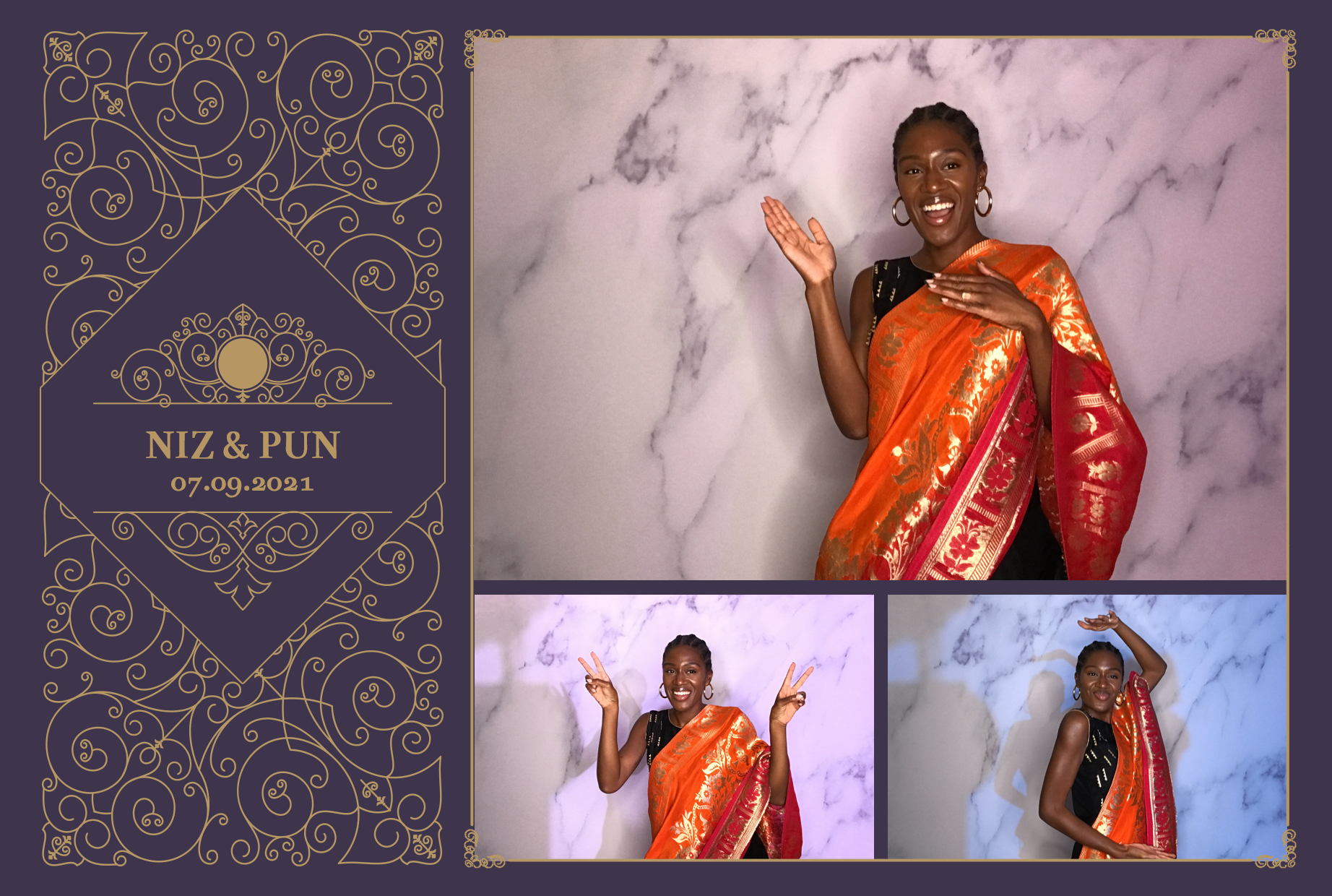 Niz & Pun | View more photos from the event at images.mobile-photo-booth.com/u/MobilePhotoBoothUK/Niz-Pun