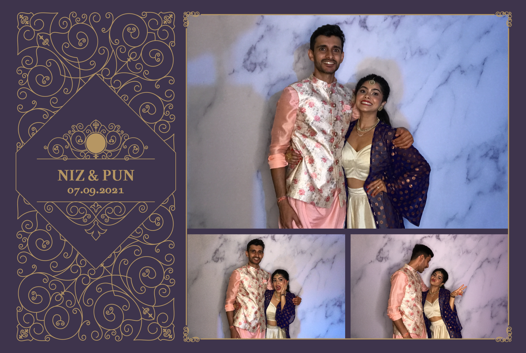 Niz & Pun | View more photos from the event at images.mobile-photo-booth.com/u/MobilePhotoBoothUK/Niz-Pun