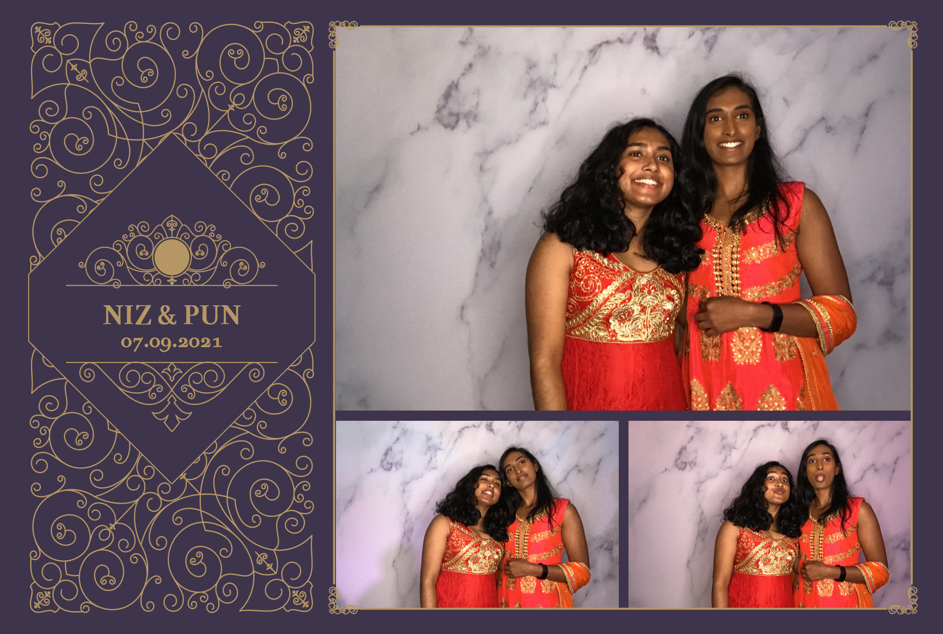 Niz & Pun | View more photos from the event at images.mobile-photo-booth.com/u/MobilePhotoBoothUK/Niz-Pun