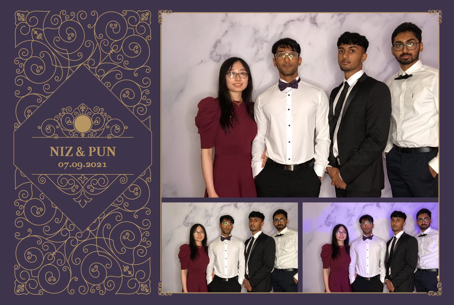 Niz & Pun | View more photos from the event at images.mobile-photo-booth.com/u/MobilePhotoBoothUK/Niz-Pun