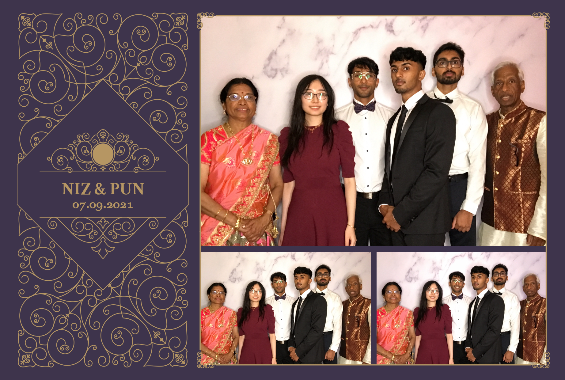 Niz & Pun | View more photos from the event at images.mobile-photo-booth.com/u/MobilePhotoBoothUK/Niz-Pun