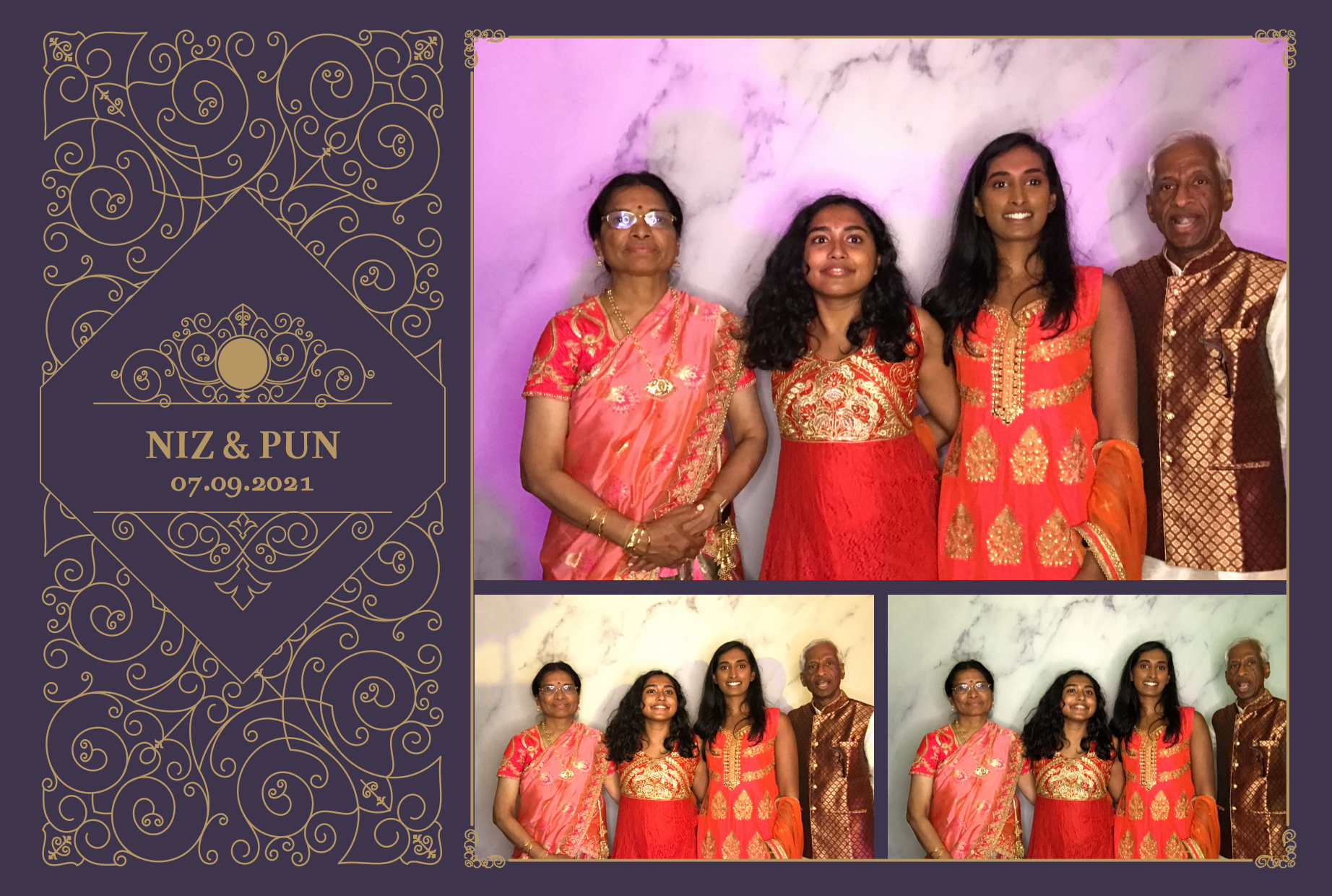 Niz & Pun | View more photos from the event at images.mobile-photo-booth.com/u/MobilePhotoBoothUK/Niz-Pun