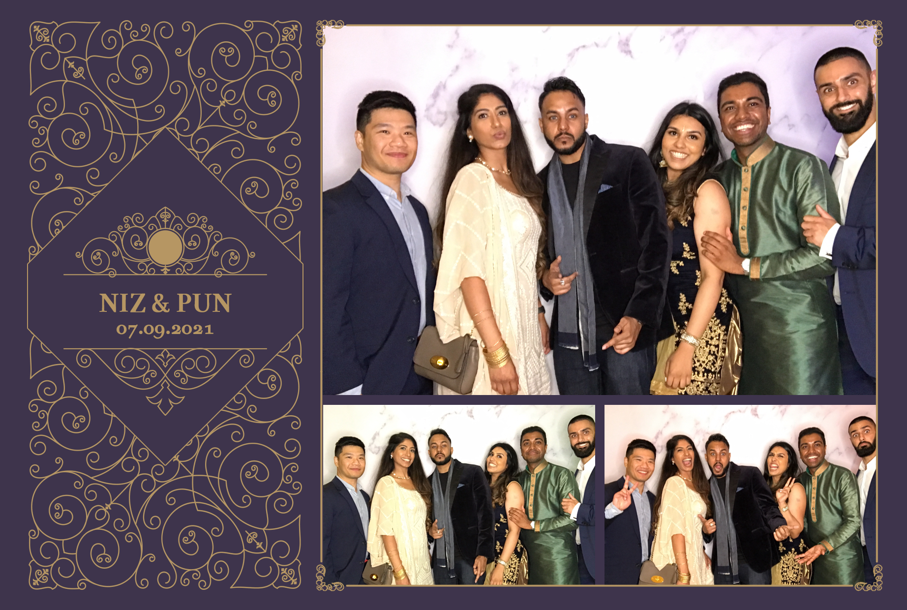 Niz & Pun | View more photos from the event at images.mobile-photo-booth.com/u/MobilePhotoBoothUK/Niz-Pun