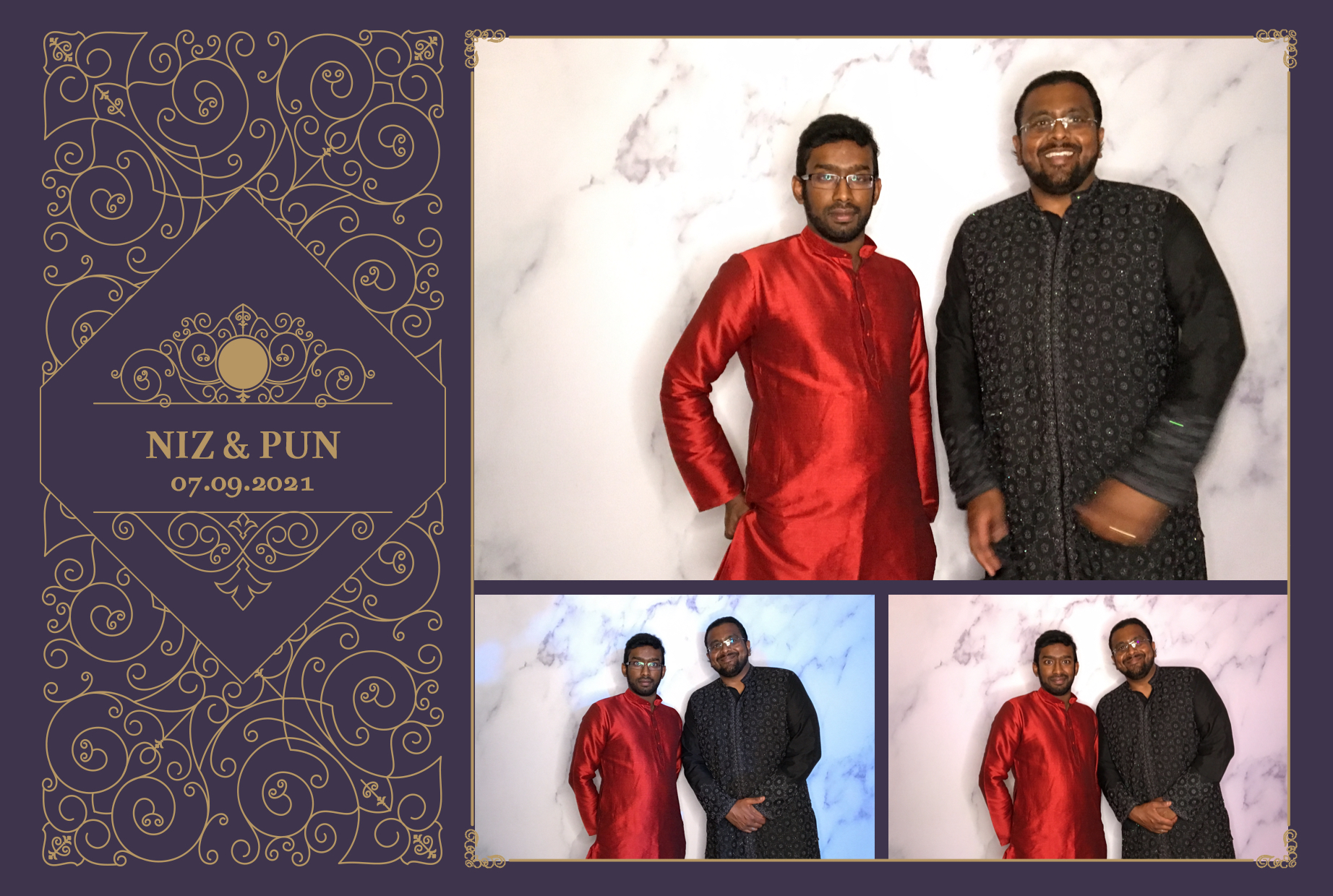Niz & Pun | View more photos from the event at images.mobile-photo-booth.com/u/MobilePhotoBoothUK/Niz-Pun