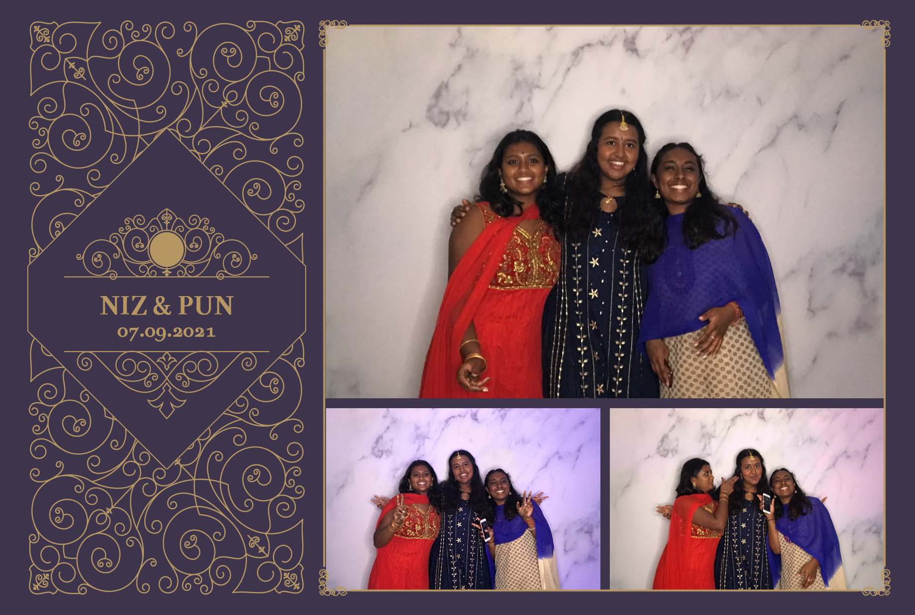 Niz & Pun | View more photos from the event at images.mobile-photo-booth.com/u/MobilePhotoBoothUK/Niz-Pun