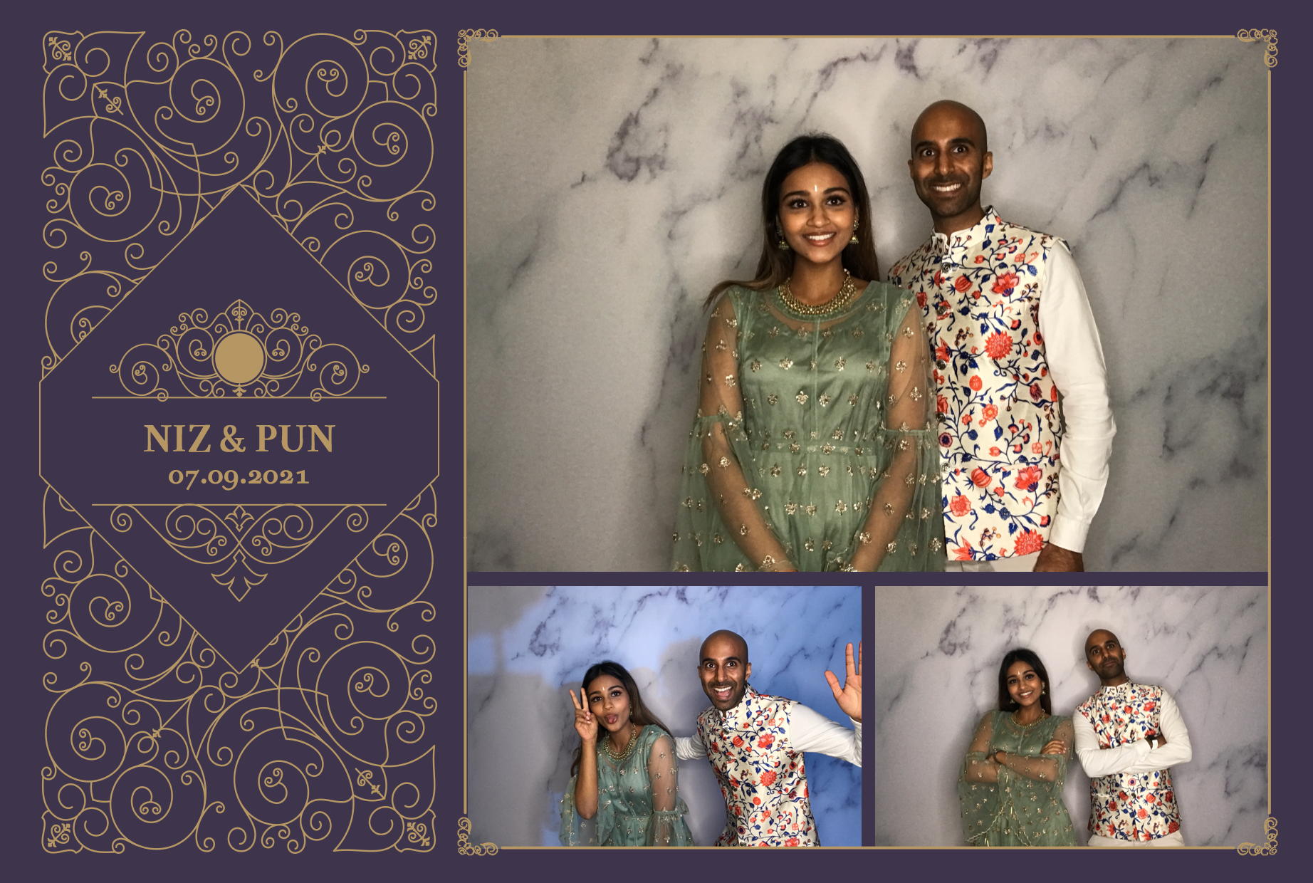 Niz & Pun | View more photos from the event at images.mobile-photo-booth.com/u/MobilePhotoBoothUK/Niz-Pun