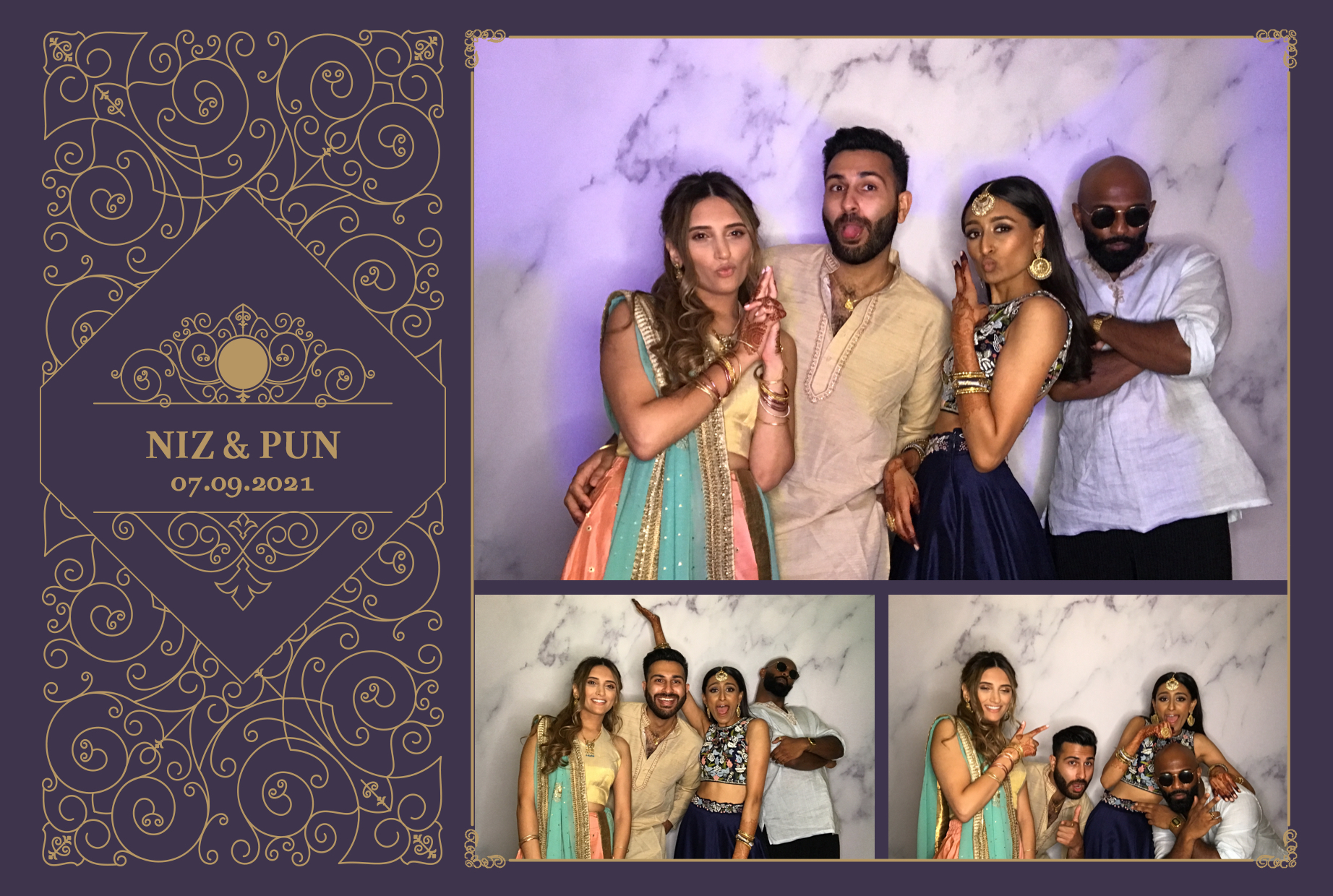 Niz & Pun | View more photos from the event at images.mobile-photo-booth.com/u/MobilePhotoBoothUK/Niz-Pun