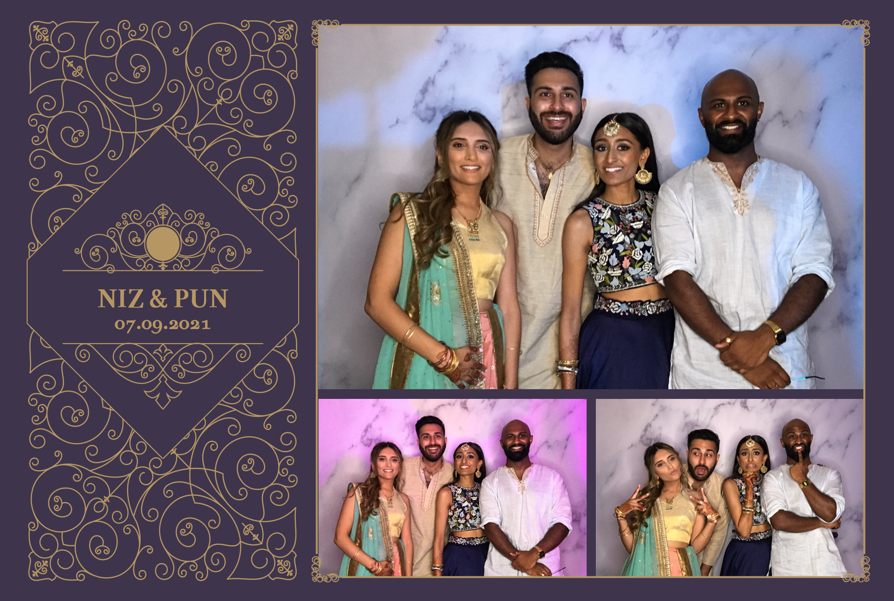 Niz & Pun | View more photos from the event at images.mobile-photo-booth.com/u/MobilePhotoBoothUK/Niz-Pun