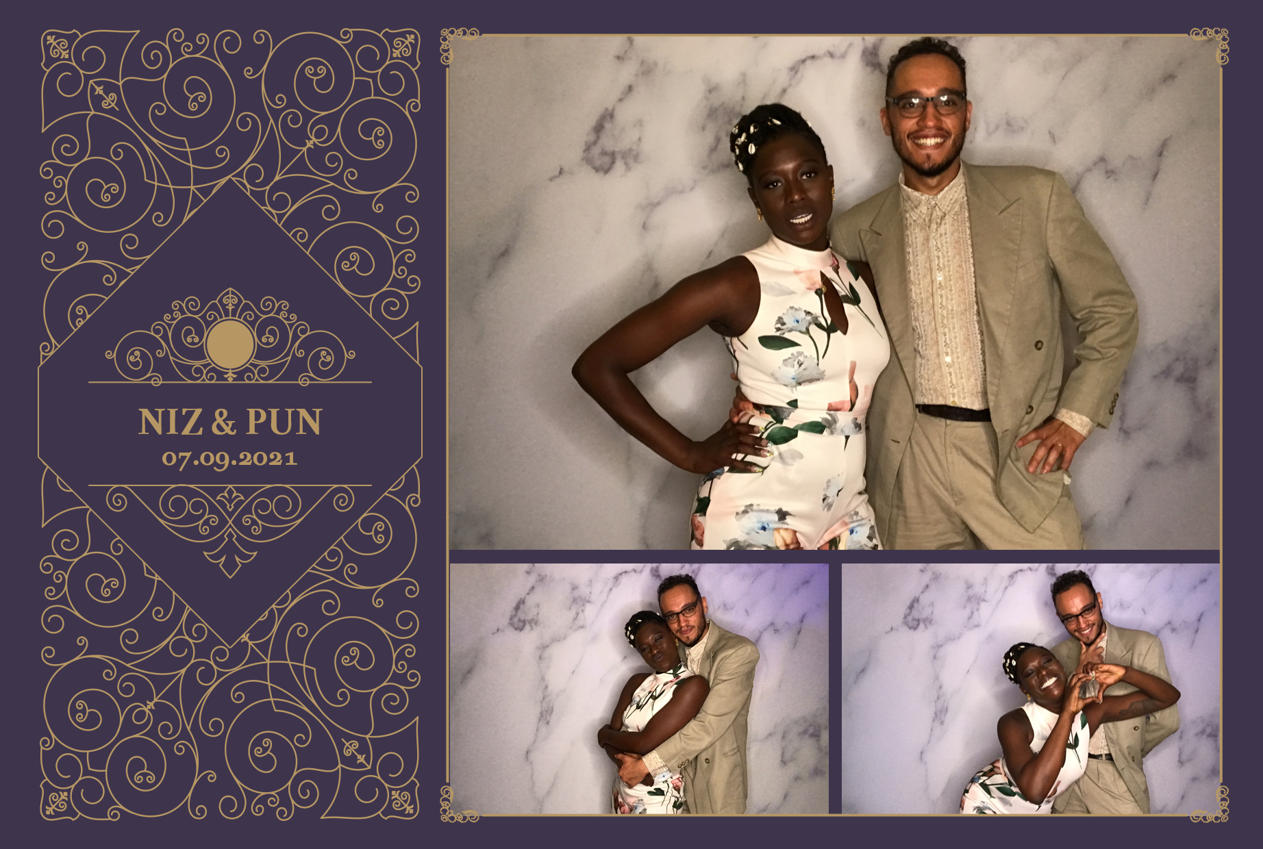 Niz & Pun | View more photos from the event at images.mobile-photo-booth.com/u/MobilePhotoBoothUK/Niz-Pun