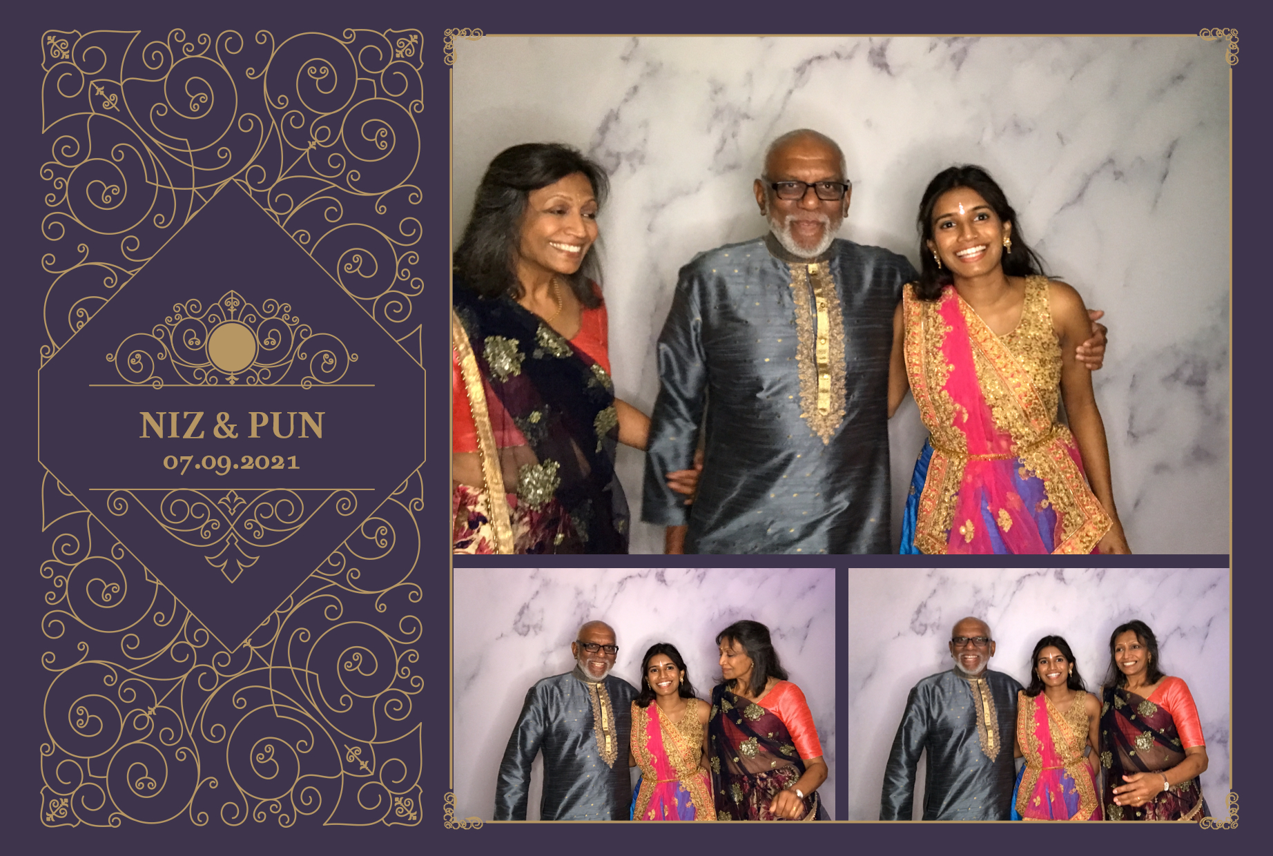 Niz & Pun | View more photos from the event at images.mobile-photo-booth.com/u/MobilePhotoBoothUK/Niz-Pun