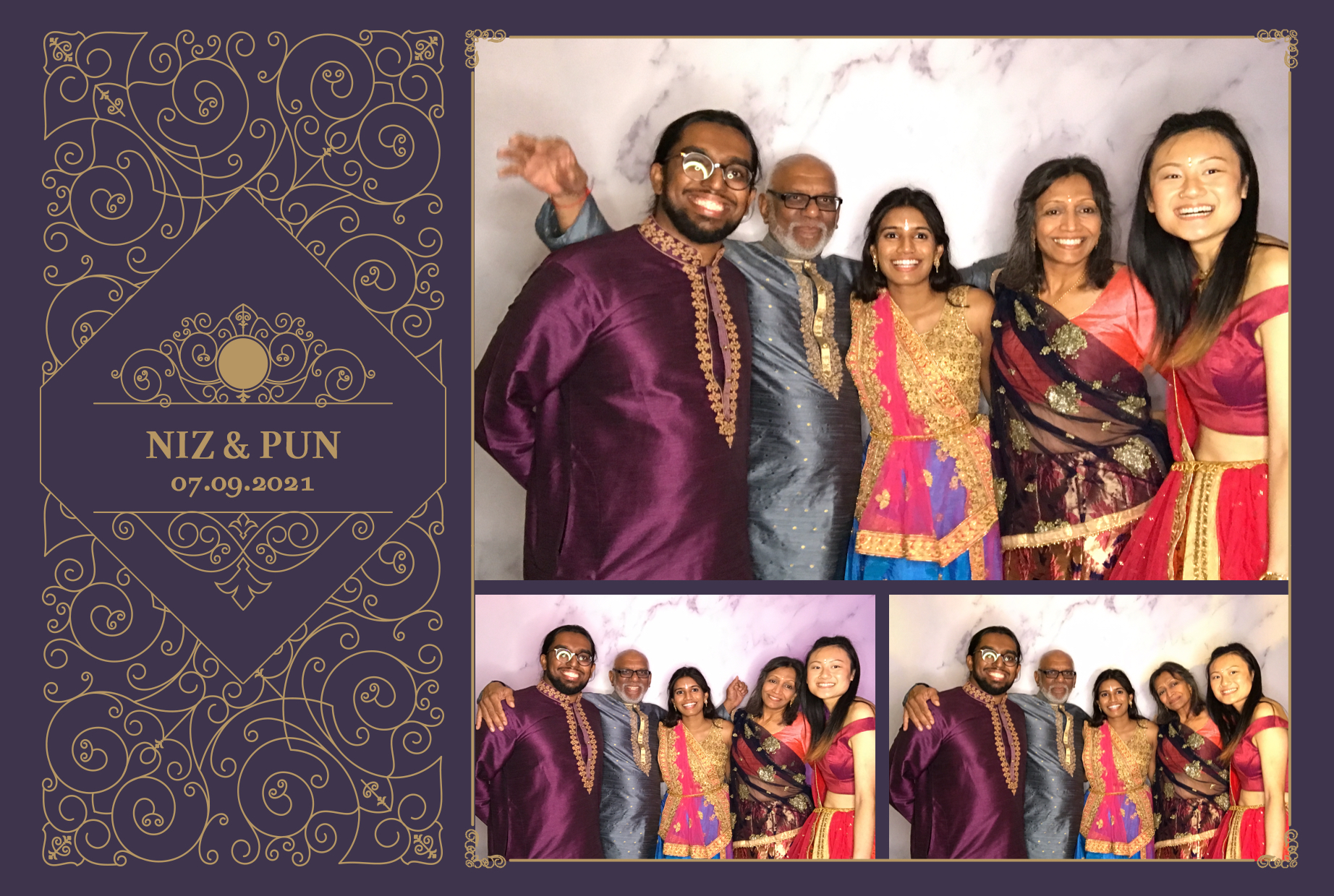 Niz & Pun | View more photos from the event at images.mobile-photo-booth.com/u/MobilePhotoBoothUK/Niz-Pun