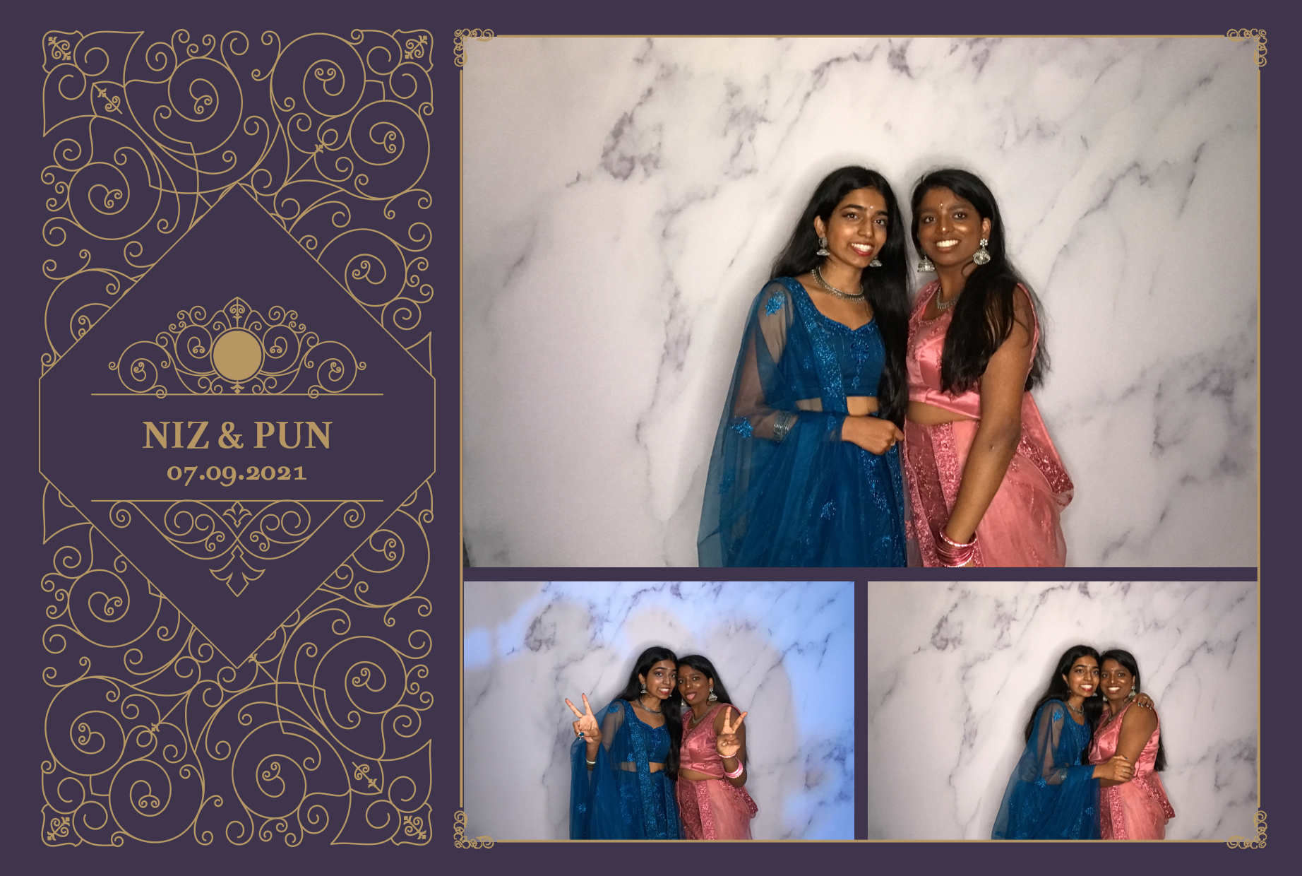 Niz & Pun | View more photos from the event at images.mobile-photo-booth.com/u/MobilePhotoBoothUK/Niz-Pun