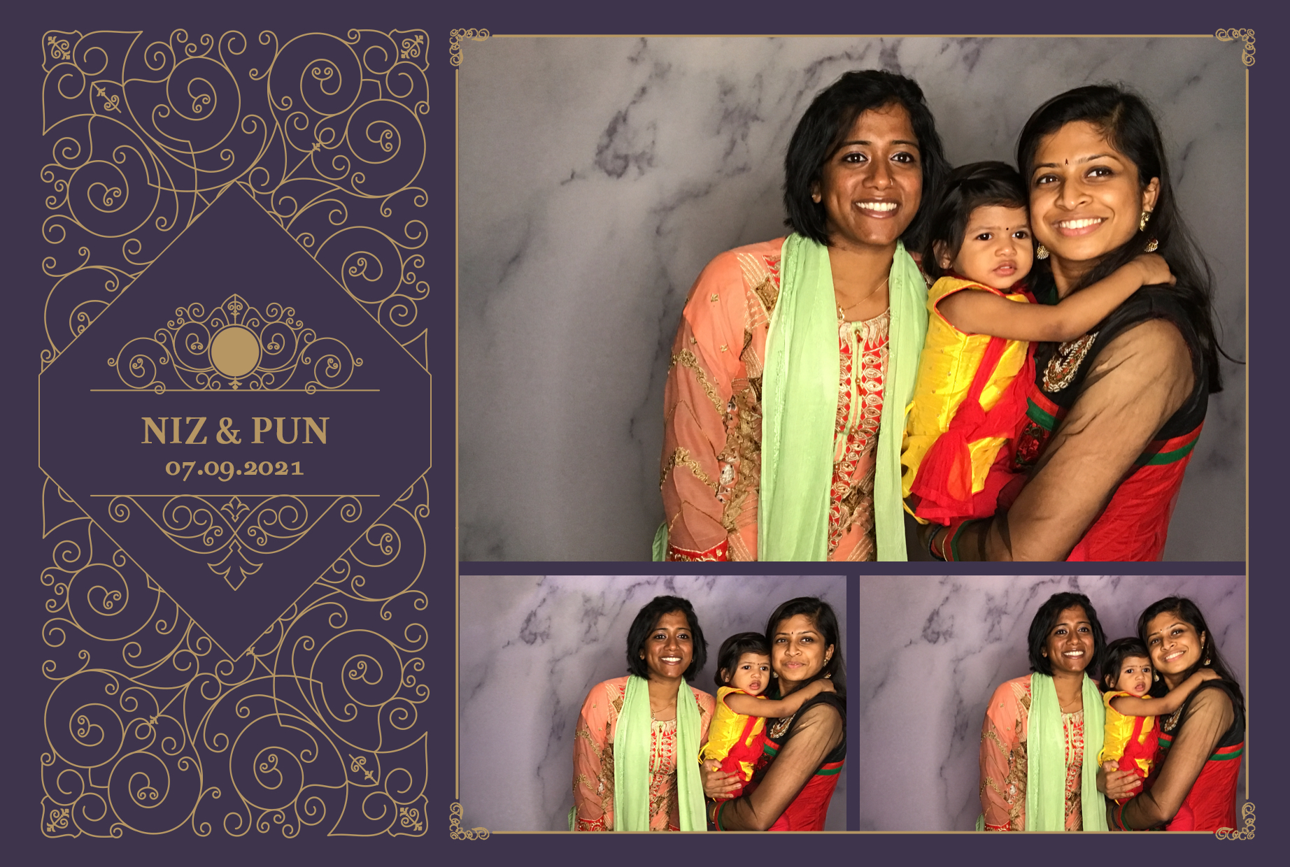 Niz & Pun | View more photos from the event at images.mobile-photo-booth.com/u/MobilePhotoBoothUK/Niz-Pun
