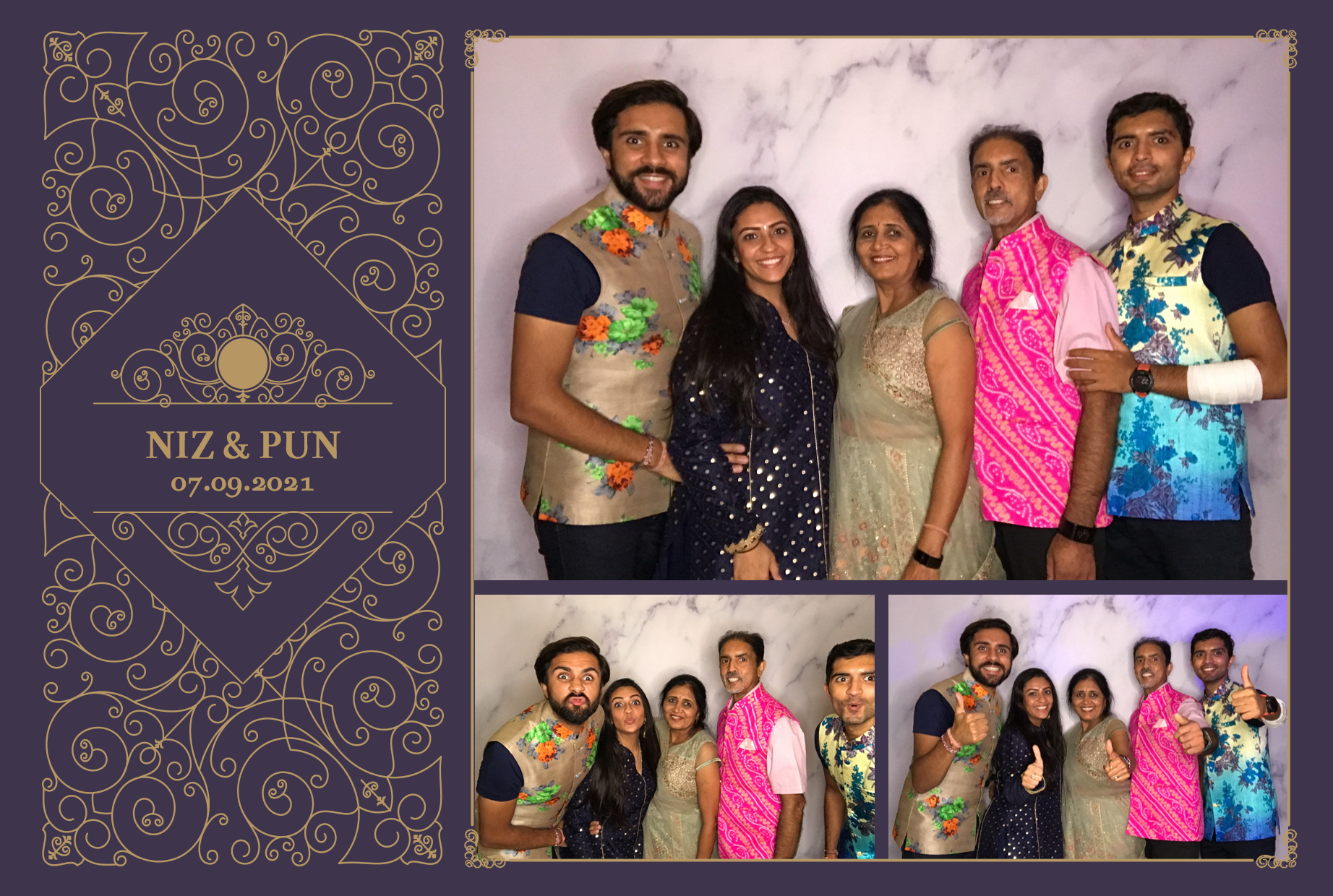 Niz & Pun | View more photos from the event at images.mobile-photo-booth.com/u/MobilePhotoBoothUK/Niz-Pun