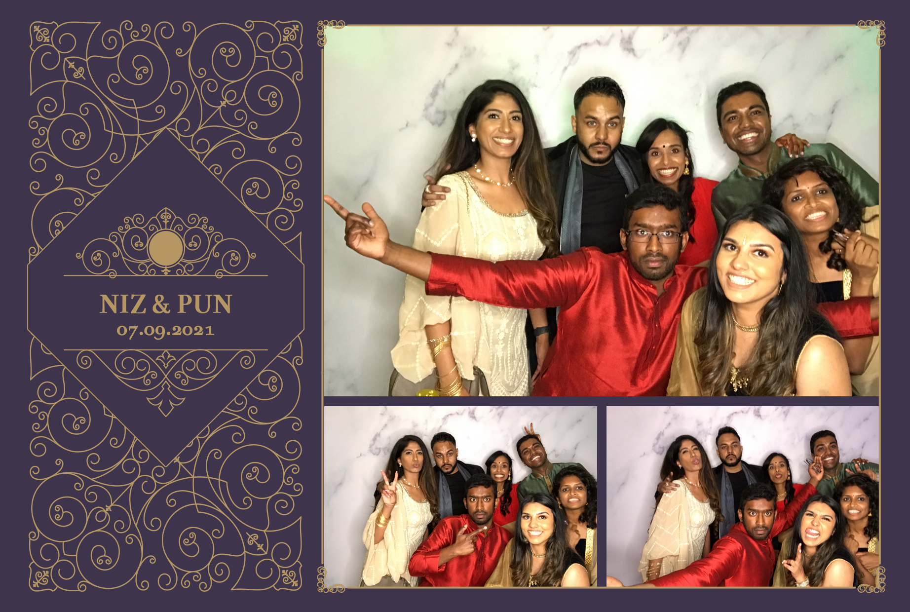 Niz & Pun | View more photos from the event at images.mobile-photo-booth.com/u/MobilePhotoBoothUK/Niz-Pun