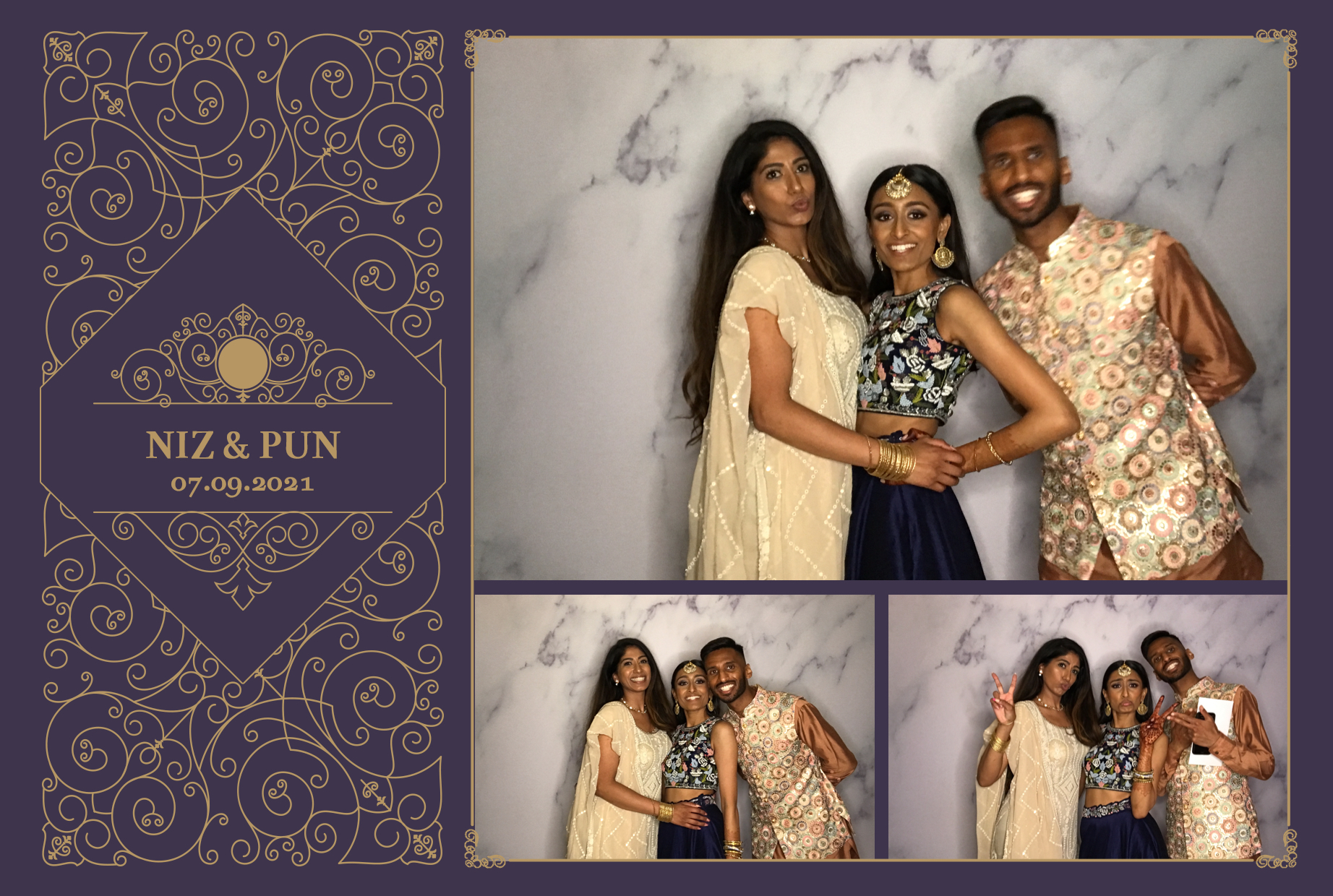 Niz & Pun | View more photos from the event at images.mobile-photo-booth.com/u/MobilePhotoBoothUK/Niz-Pun