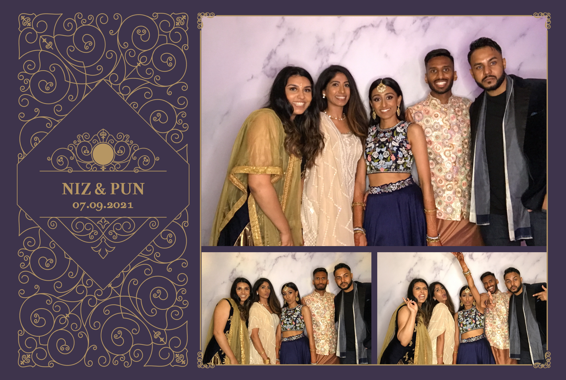 Niz & Pun | View more photos from the event at images.mobile-photo-booth.com/u/MobilePhotoBoothUK/Niz-Pun