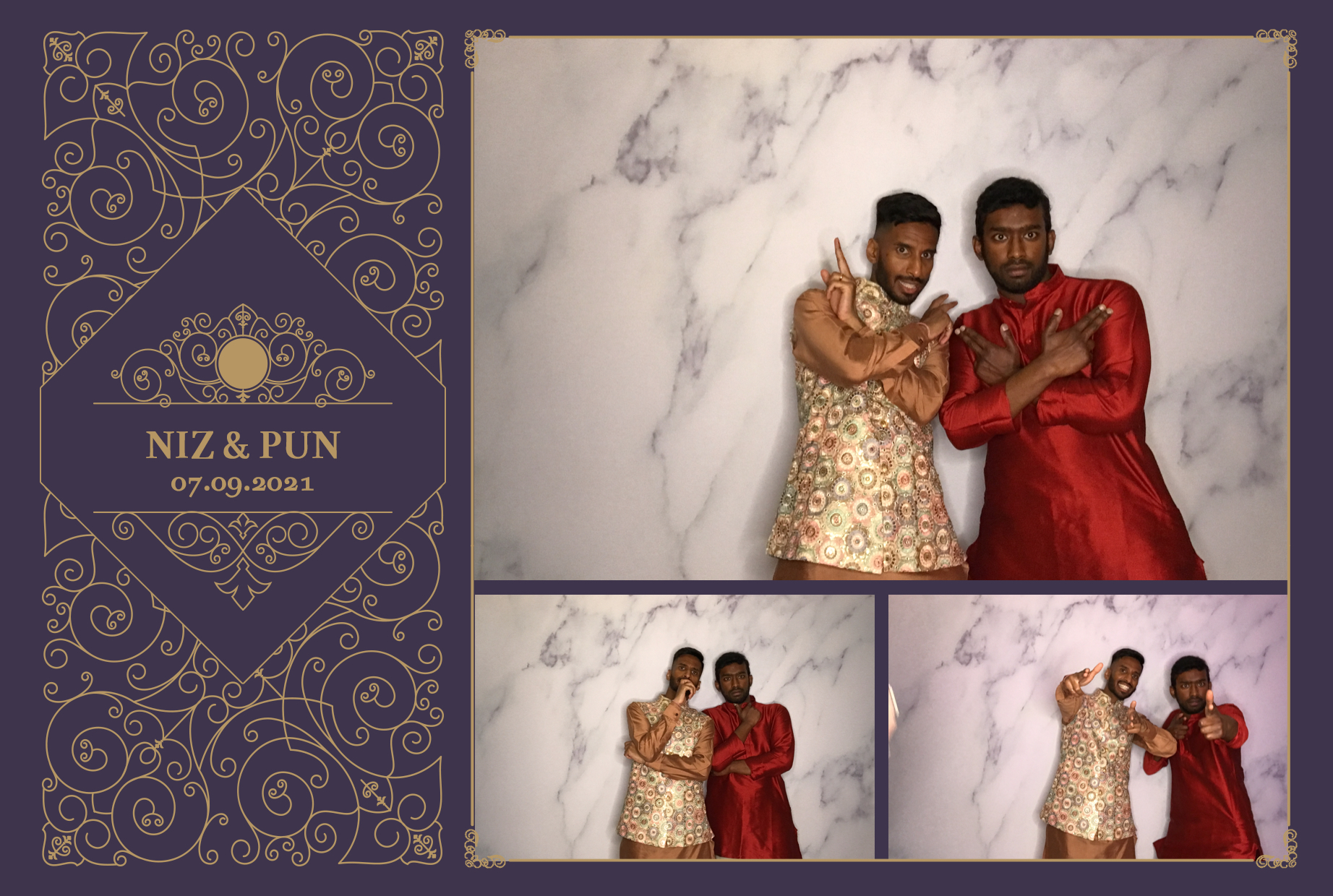 Niz & Pun | View more photos from the event at images.mobile-photo-booth.com/u/MobilePhotoBoothUK/Niz-Pun