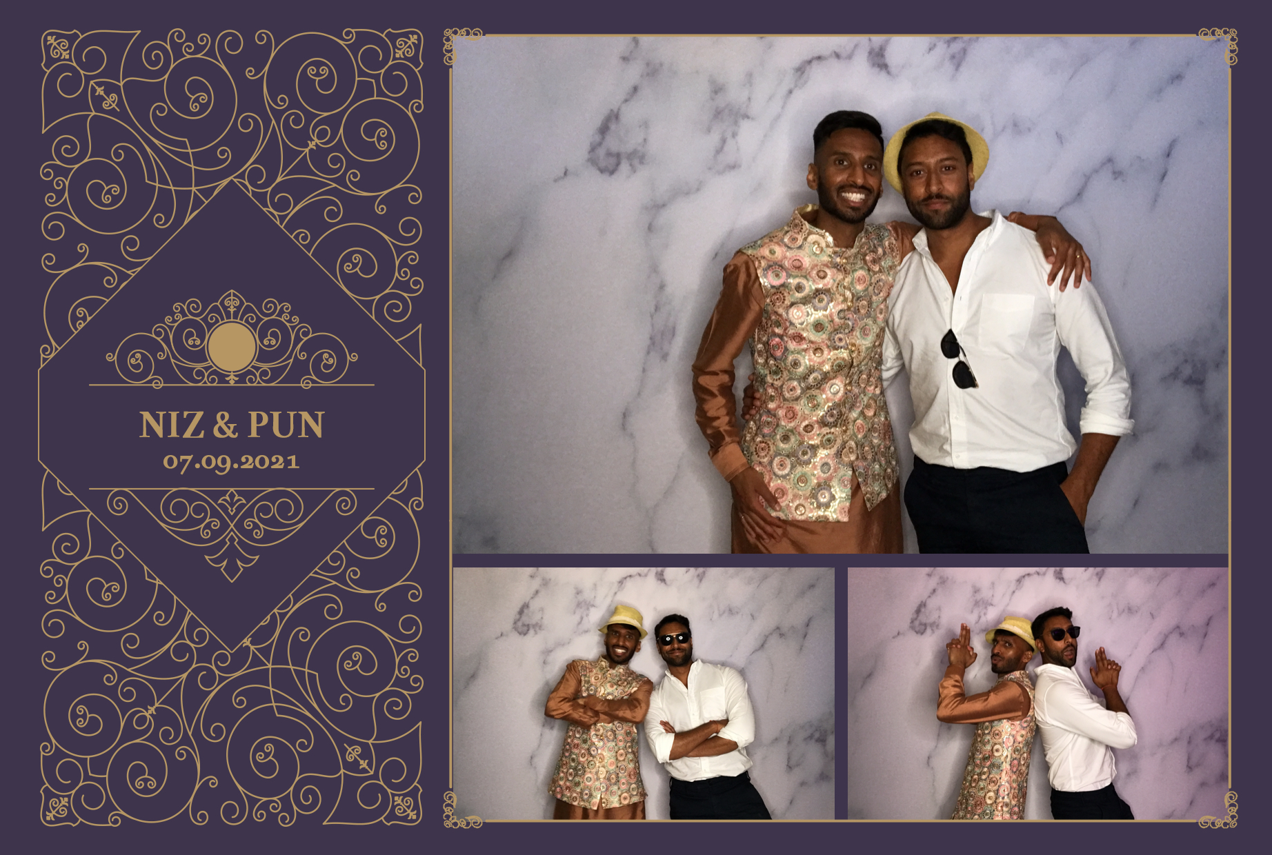 Niz & Pun | View more photos from the event at images.mobile-photo-booth.com/u/MobilePhotoBoothUK/Niz-Pun