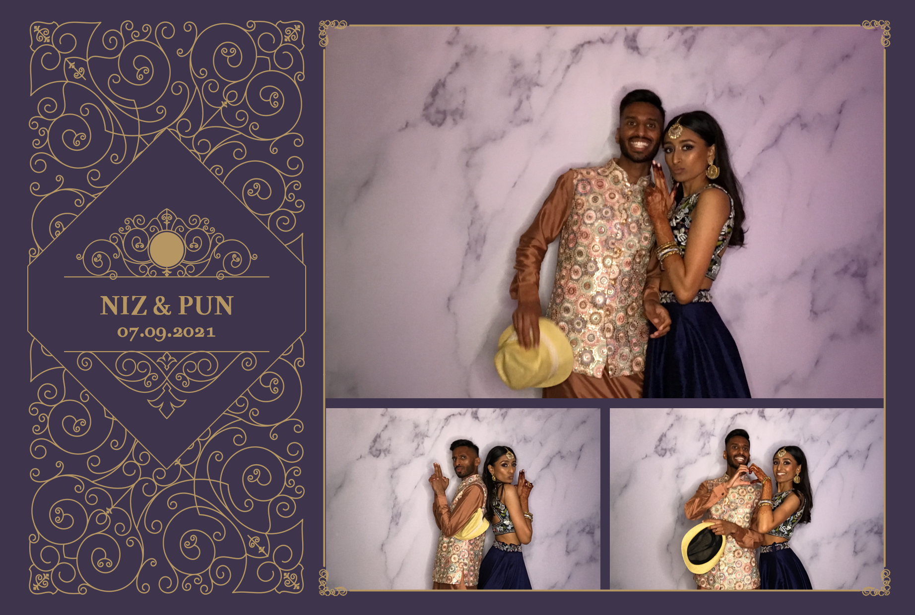 Niz & Pun | View more photos from the event at images.mobile-photo-booth.com/u/MobilePhotoBoothUK/Niz-Pun