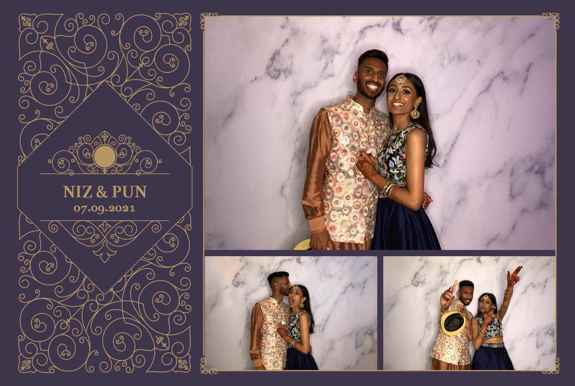 Niz & Pun | View more photos from the event at images.mobile-photo-booth.com/u/MobilePhotoBoothUK/Niz-Pun