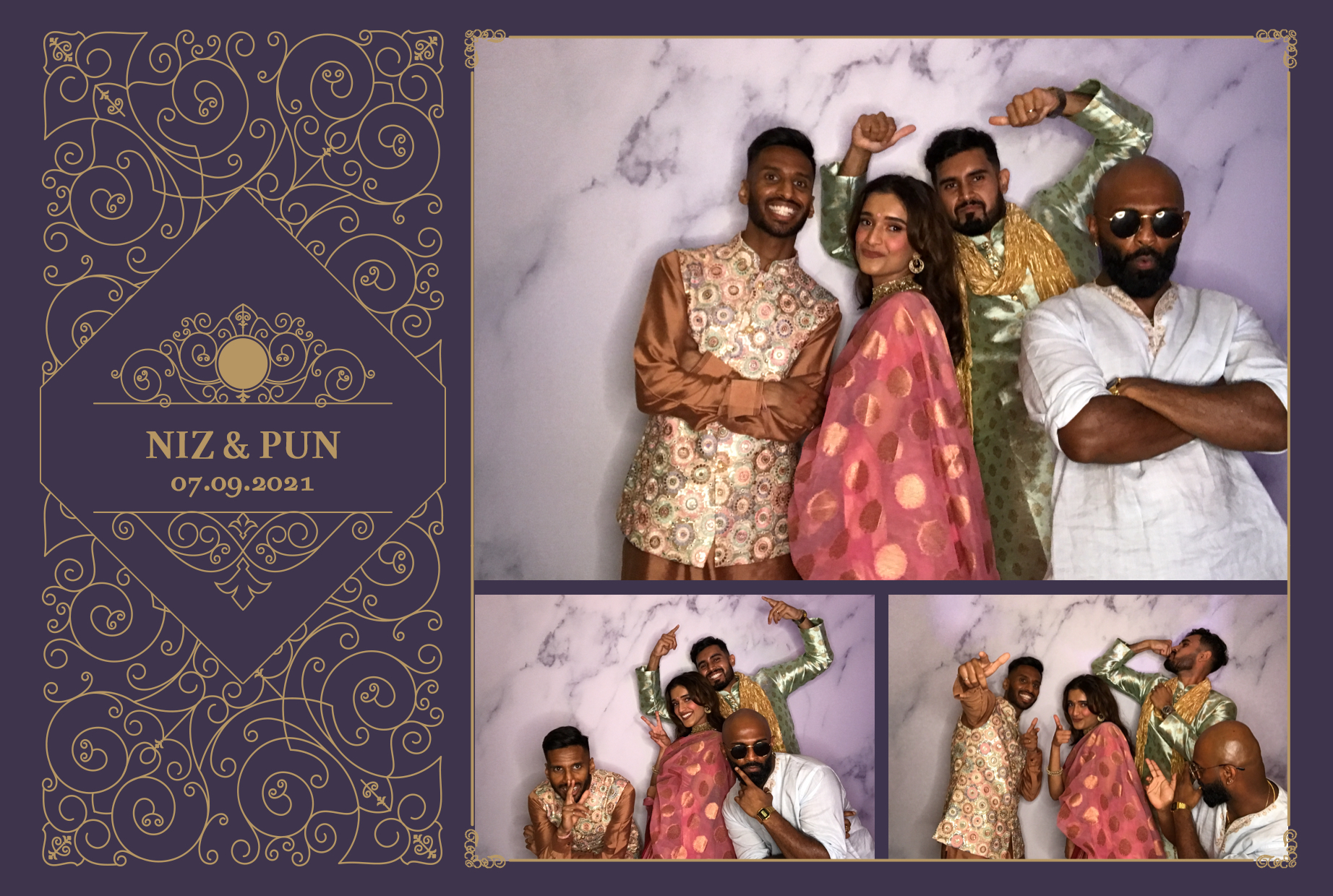 Niz & Pun | View more photos from the event at images.mobile-photo-booth.com/u/MobilePhotoBoothUK/Niz-Pun
