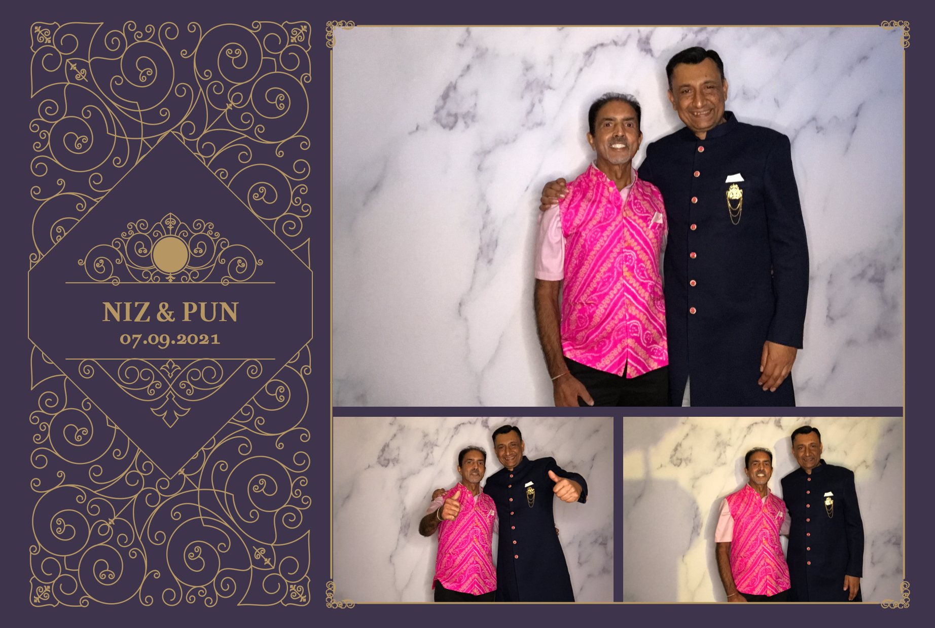 Niz & Pun | View more photos from the event at images.mobile-photo-booth.com/u/MobilePhotoBoothUK/Niz-Pun