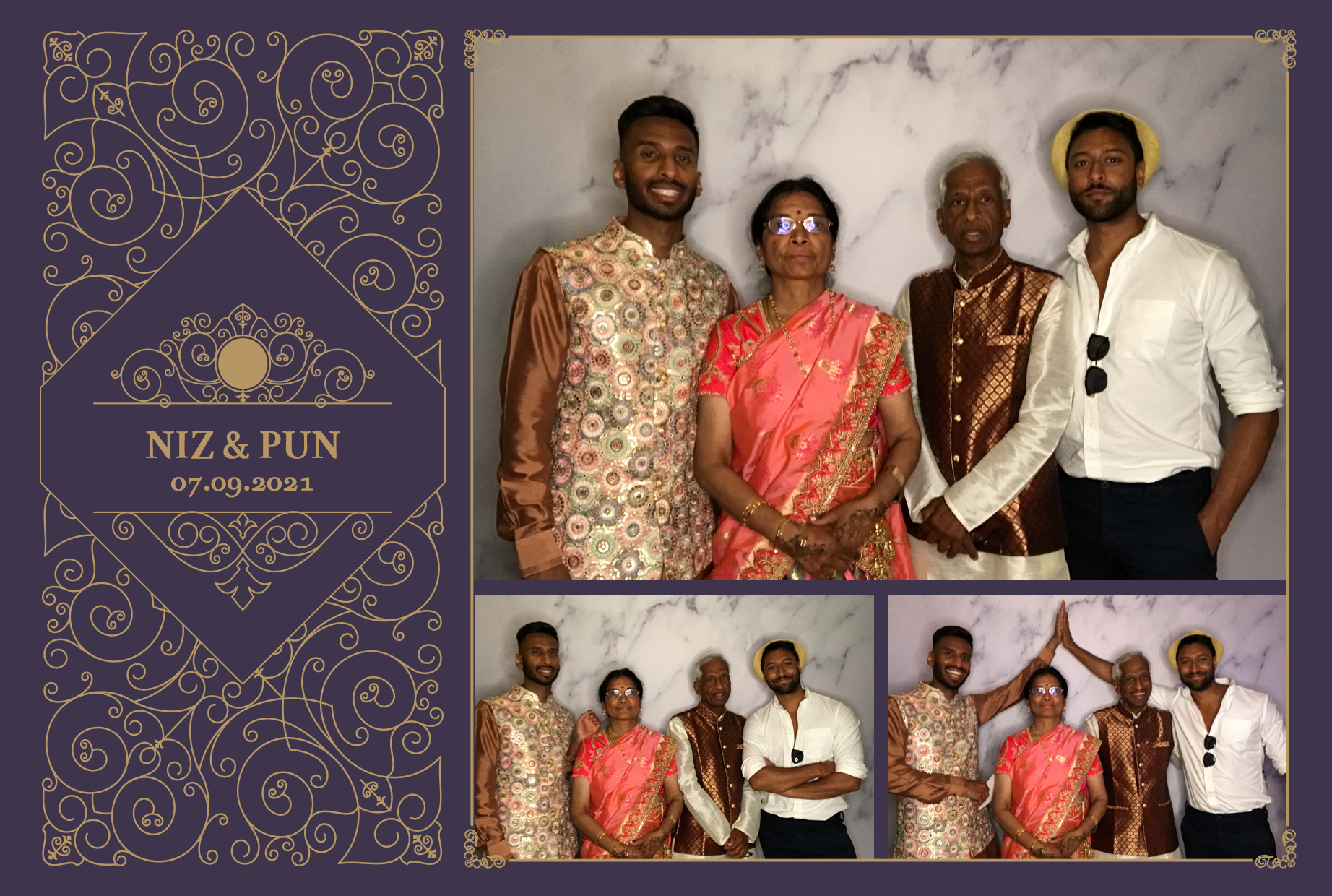 Niz & Pun | View more photos from the event at images.mobile-photo-booth.com/u/MobilePhotoBoothUK/Niz-Pun