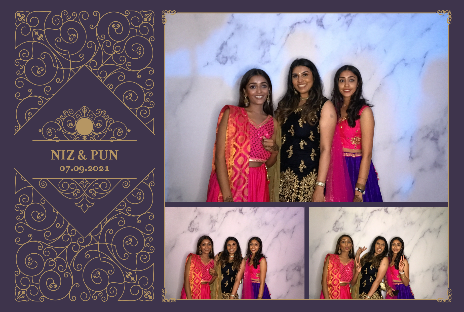 Niz & Pun | View more photos from the event at images.mobile-photo-booth.com/u/MobilePhotoBoothUK/Niz-Pun