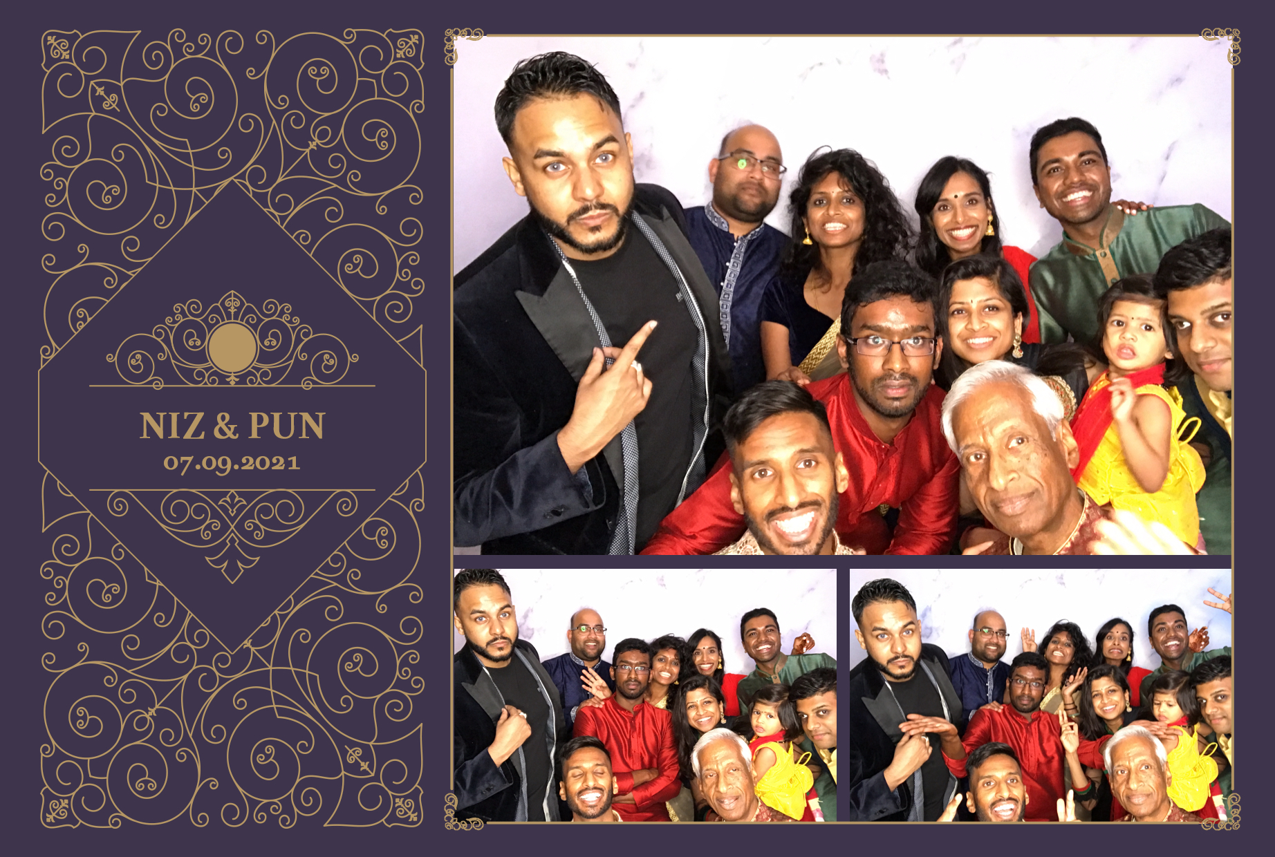 Niz & Pun | View more photos from the event at images.mobile-photo-booth.com/u/MobilePhotoBoothUK/Niz-Pun