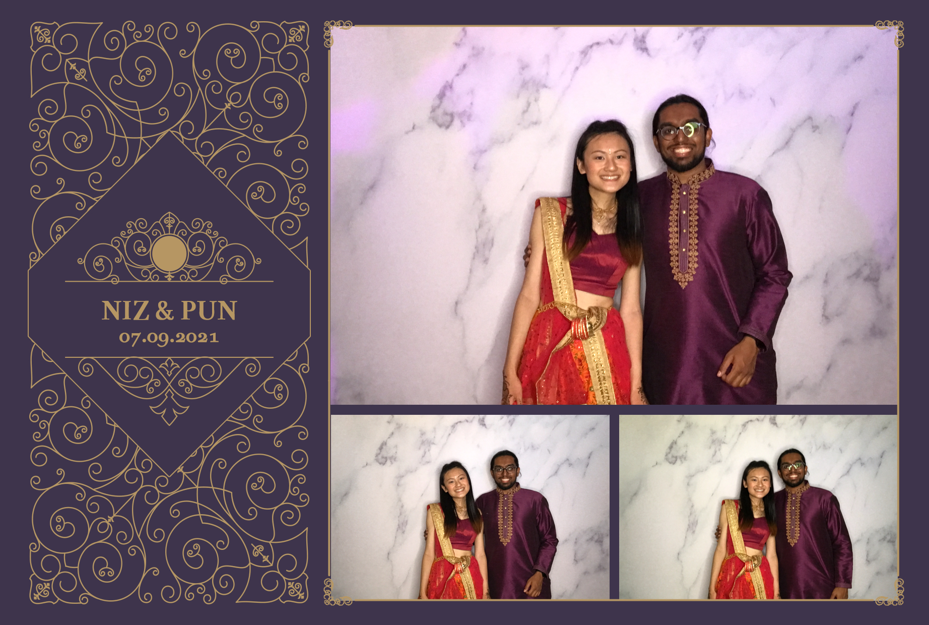 Niz & Pun | View more photos from the event at images.mobile-photo-booth.com/u/MobilePhotoBoothUK/Niz-Pun