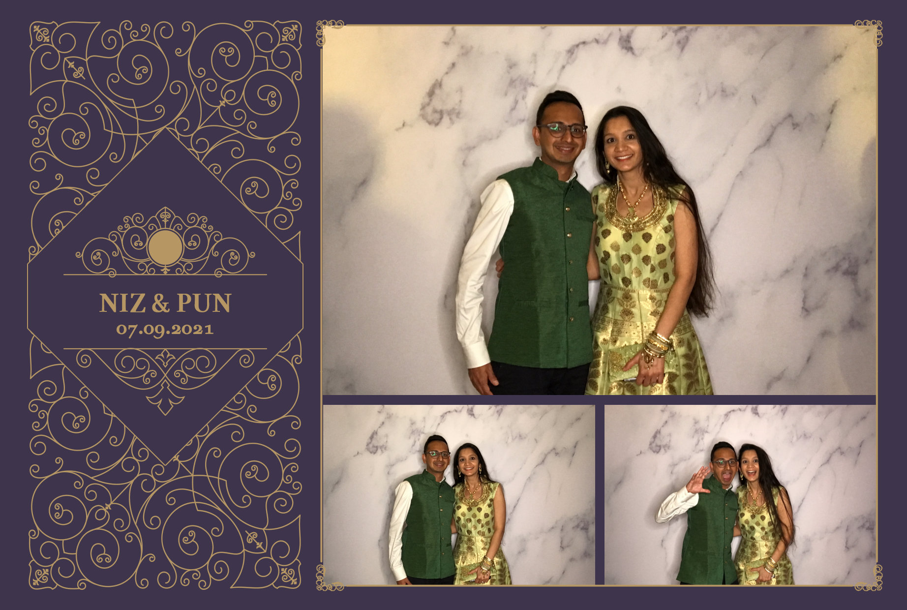 Niz & Pun | View more photos from the event at images.mobile-photo-booth.com/u/MobilePhotoBoothUK/Niz-Pun