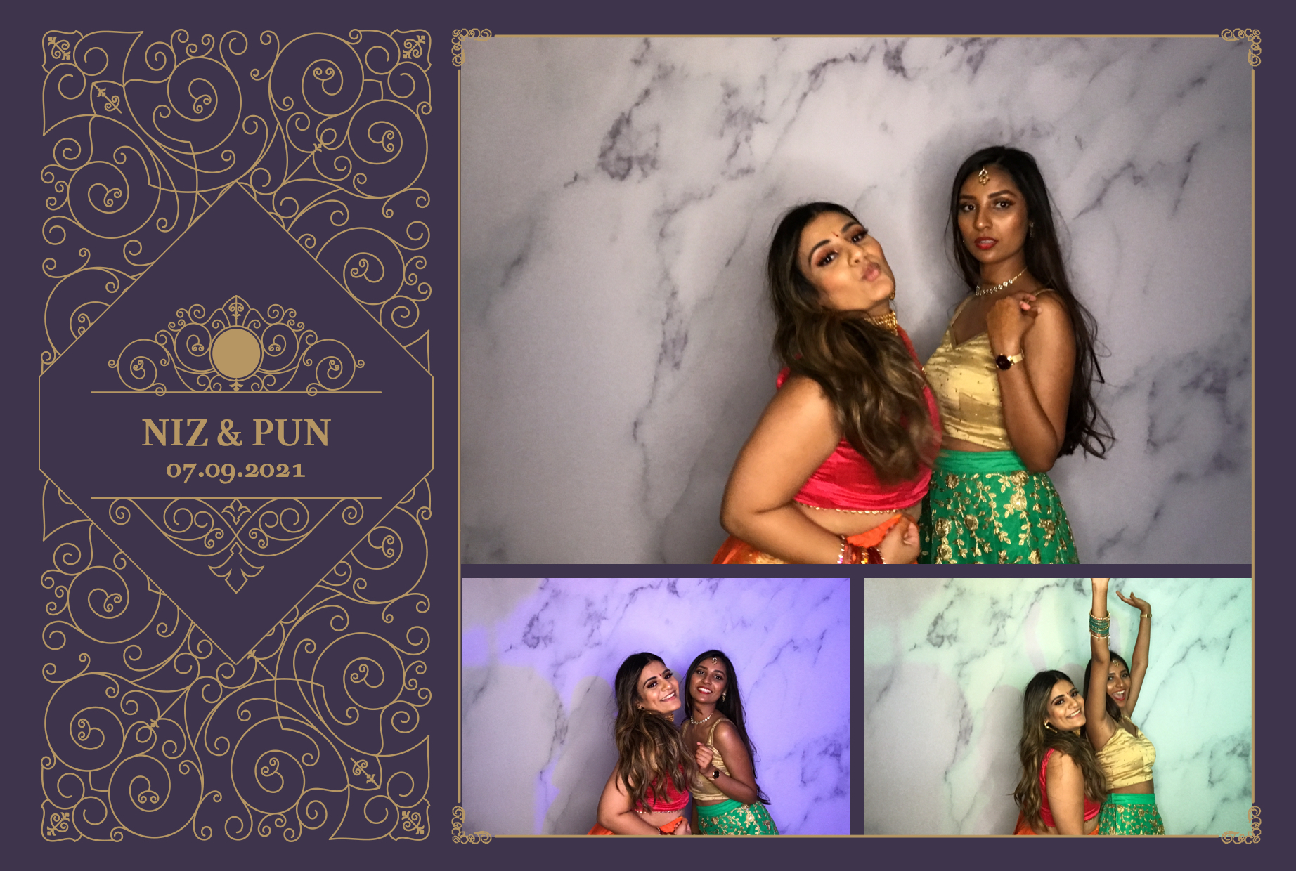Niz & Pun | View more photos from the event at images.mobile-photo-booth.com/u/MobilePhotoBoothUK/Niz-Pun