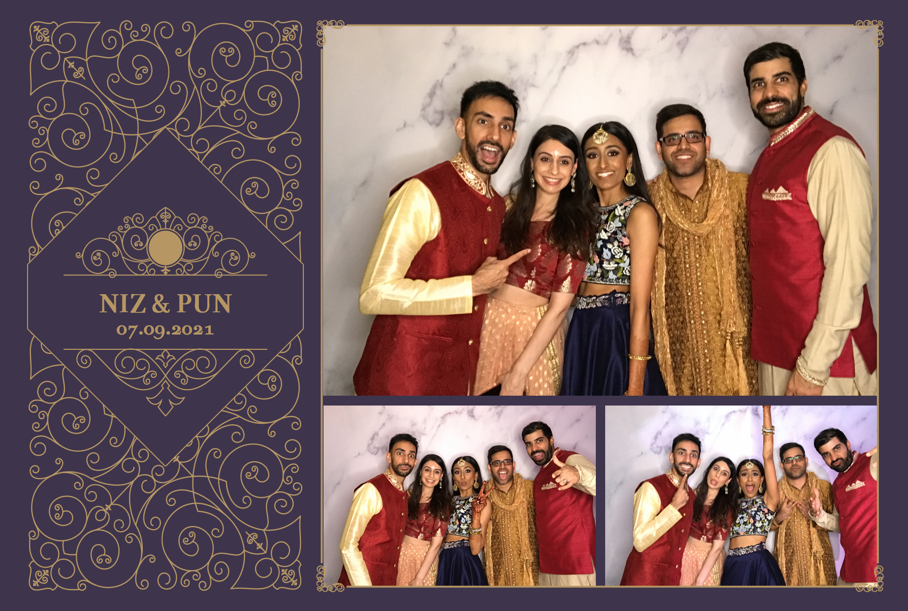 Niz & Pun | View more photos from the event at images.mobile-photo-booth.com/u/MobilePhotoBoothUK/Niz-Pun