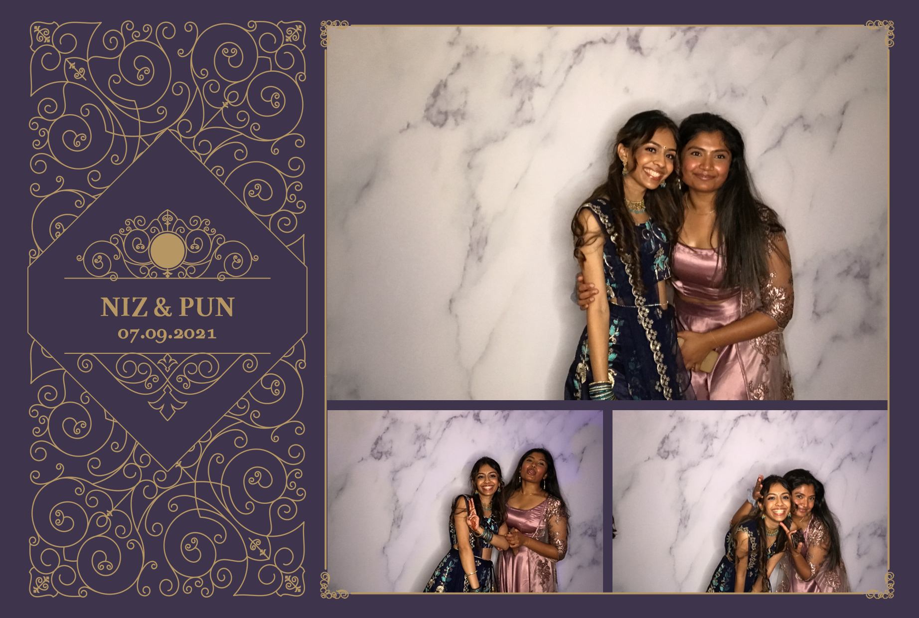 Niz & Pun | View more photos from the event at images.mobile-photo-booth.com/u/MobilePhotoBoothUK/Niz-Pun