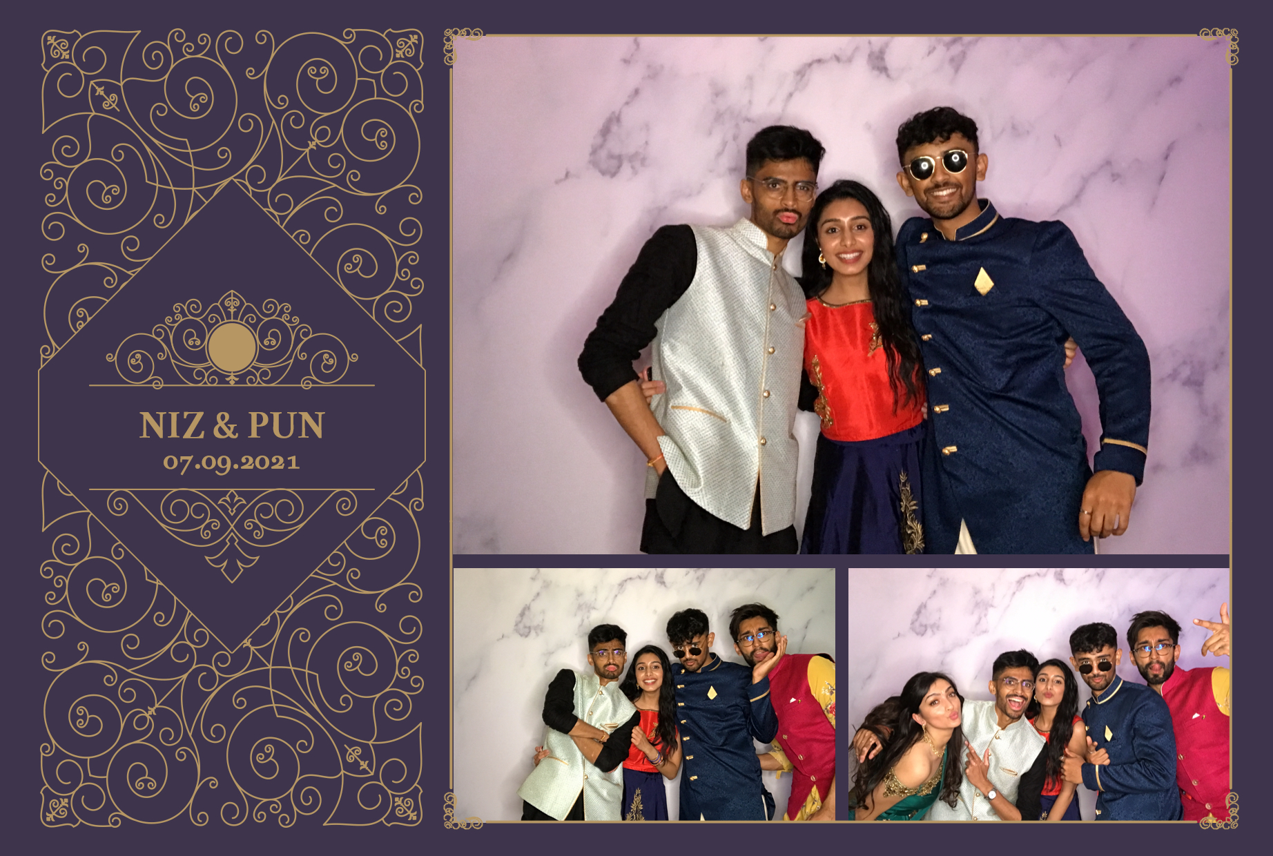 Niz & Pun | View more photos from the event at images.mobile-photo-booth.com/u/MobilePhotoBoothUK/Niz-Pun