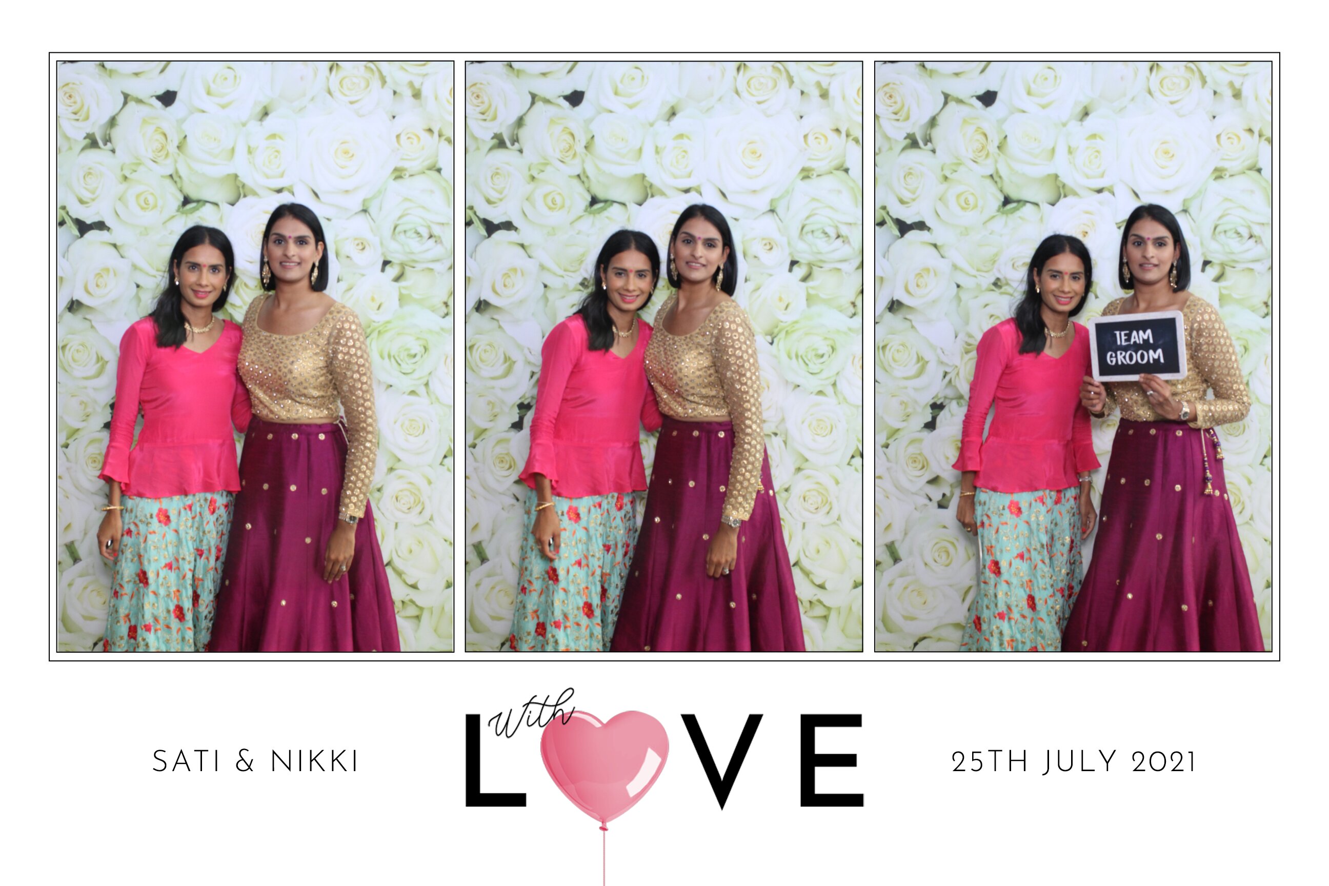 Sati & Nikki | View more photos from the event at images.mobile-photo-booth.com/u/MobilePhotoBoothUK/Sati-Nikki