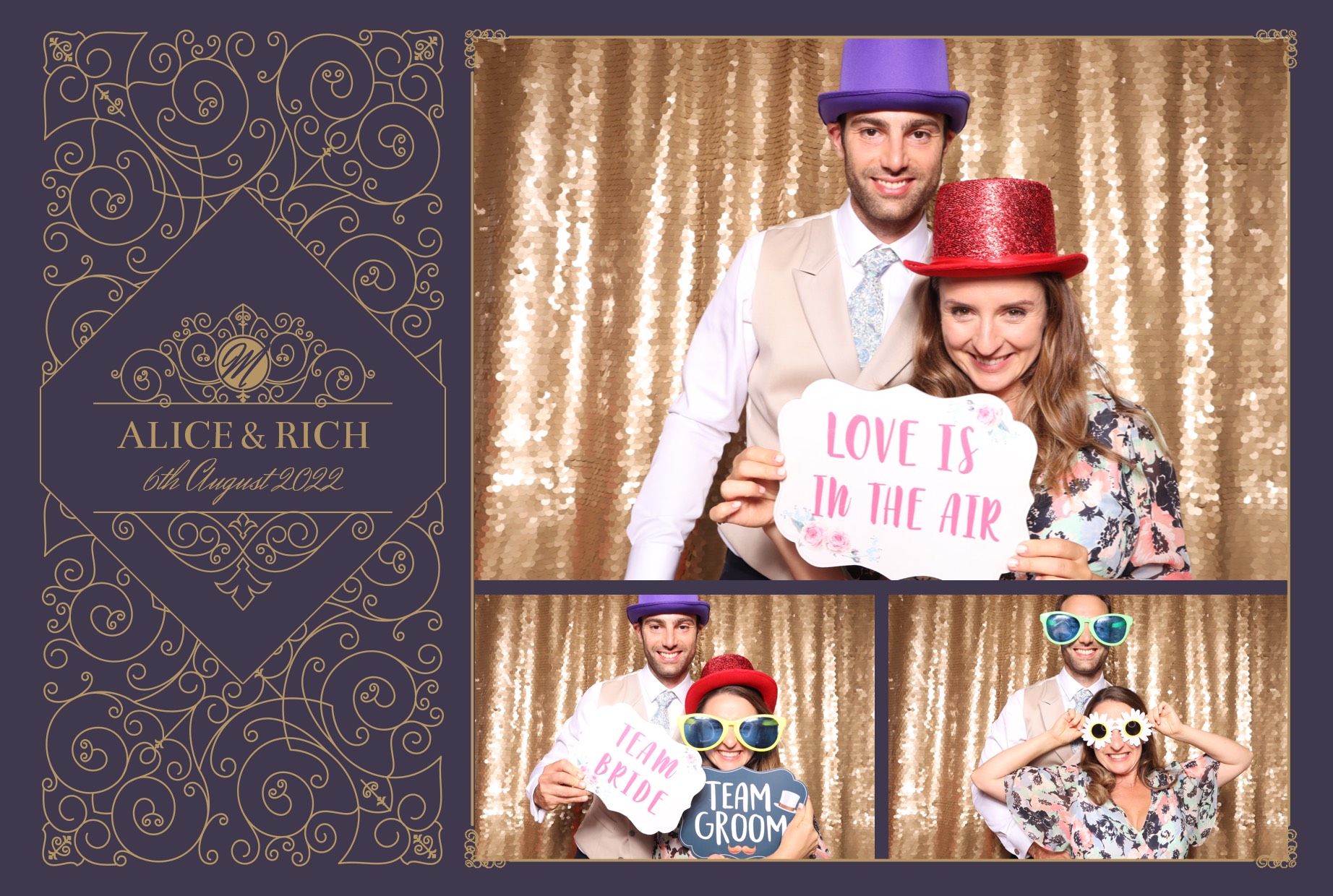 Alice & Rich | View more photos from the event at images.mobile-photo-booth.com/u/MobilePhotoBoothUK/Alice-Rich