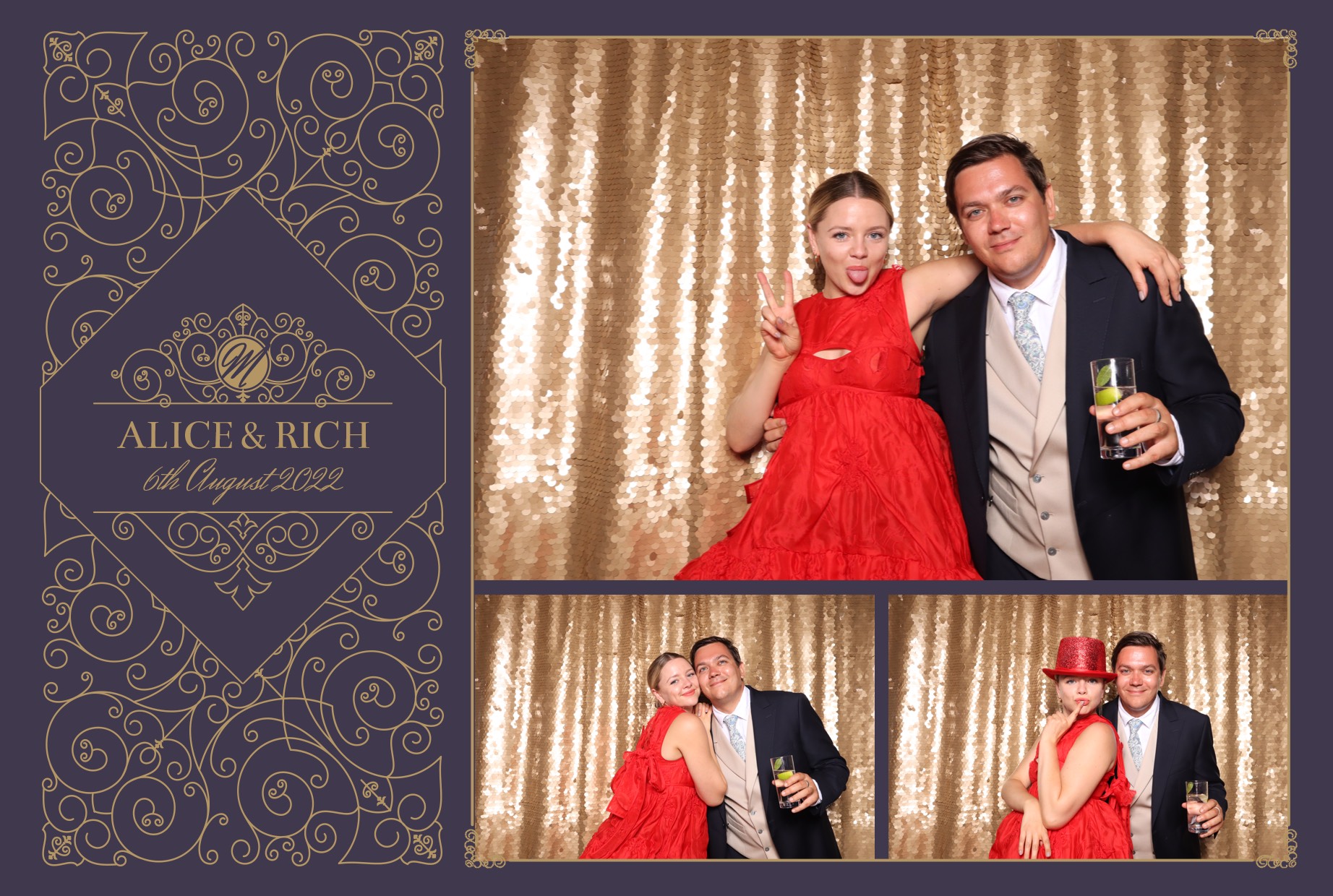 Alice & Rich | View more photos from the event at images.mobile-photo-booth.com/u/MobilePhotoBoothUK/Alice-Rich